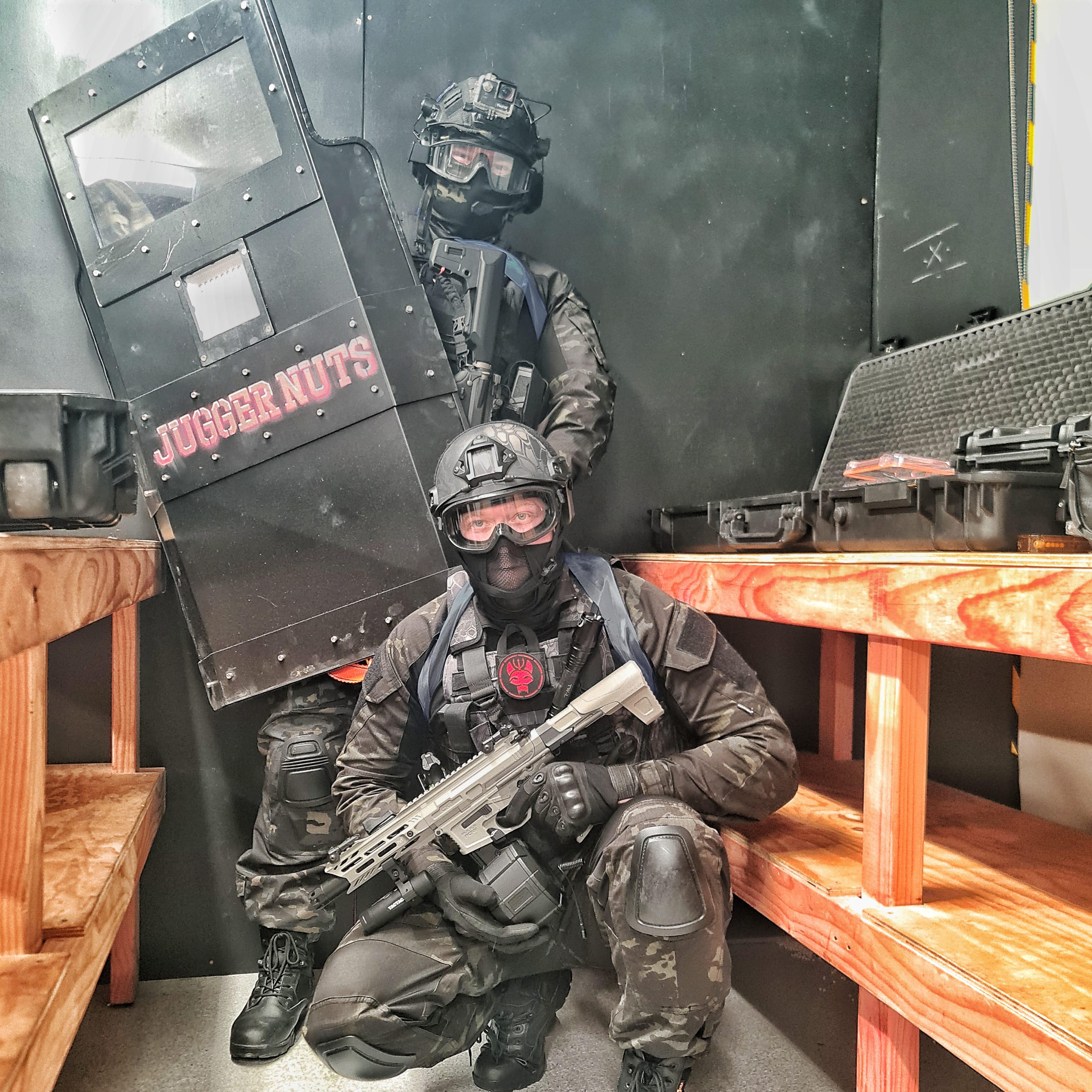 Homemade Airsoft Riot Shield