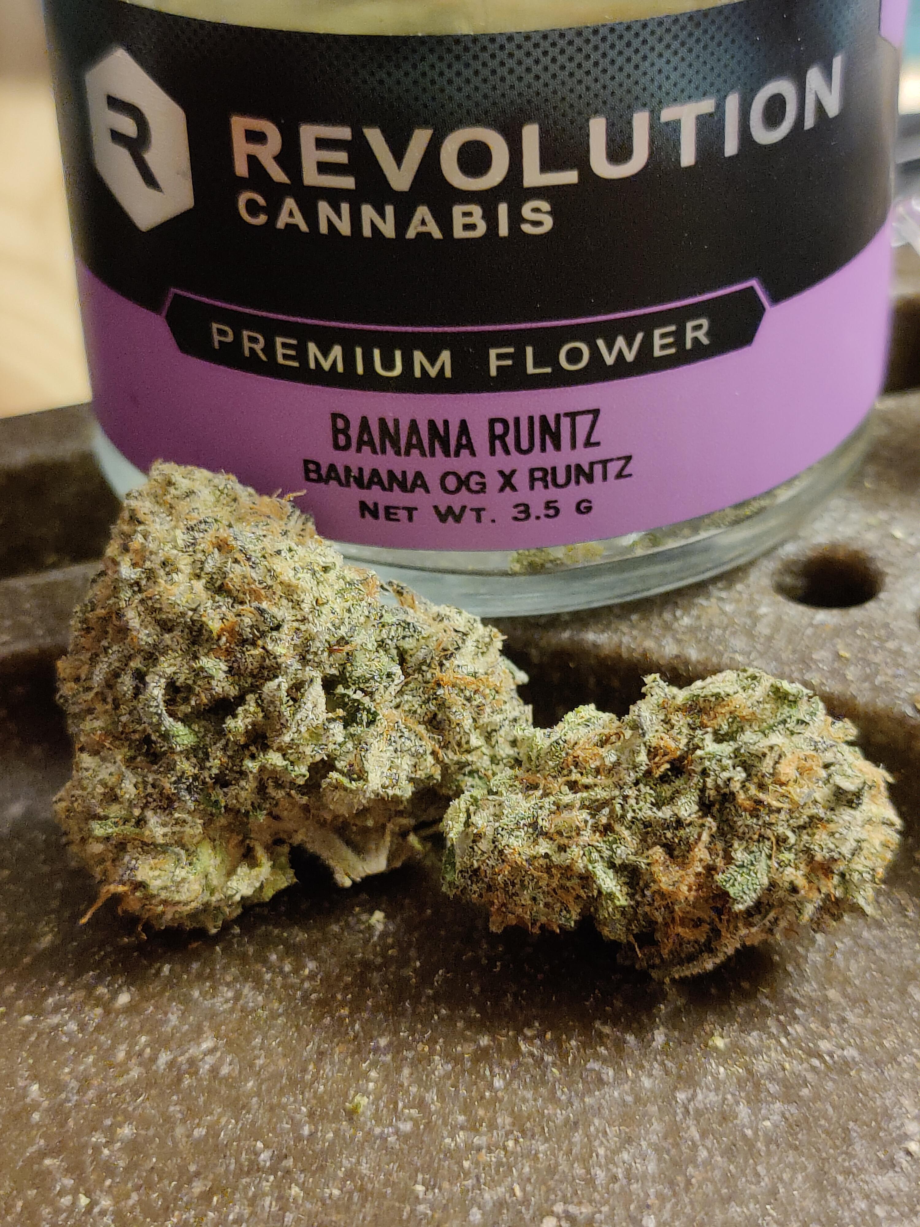 Revolution's new Banana Runtz / Super uplifting and stress relieving