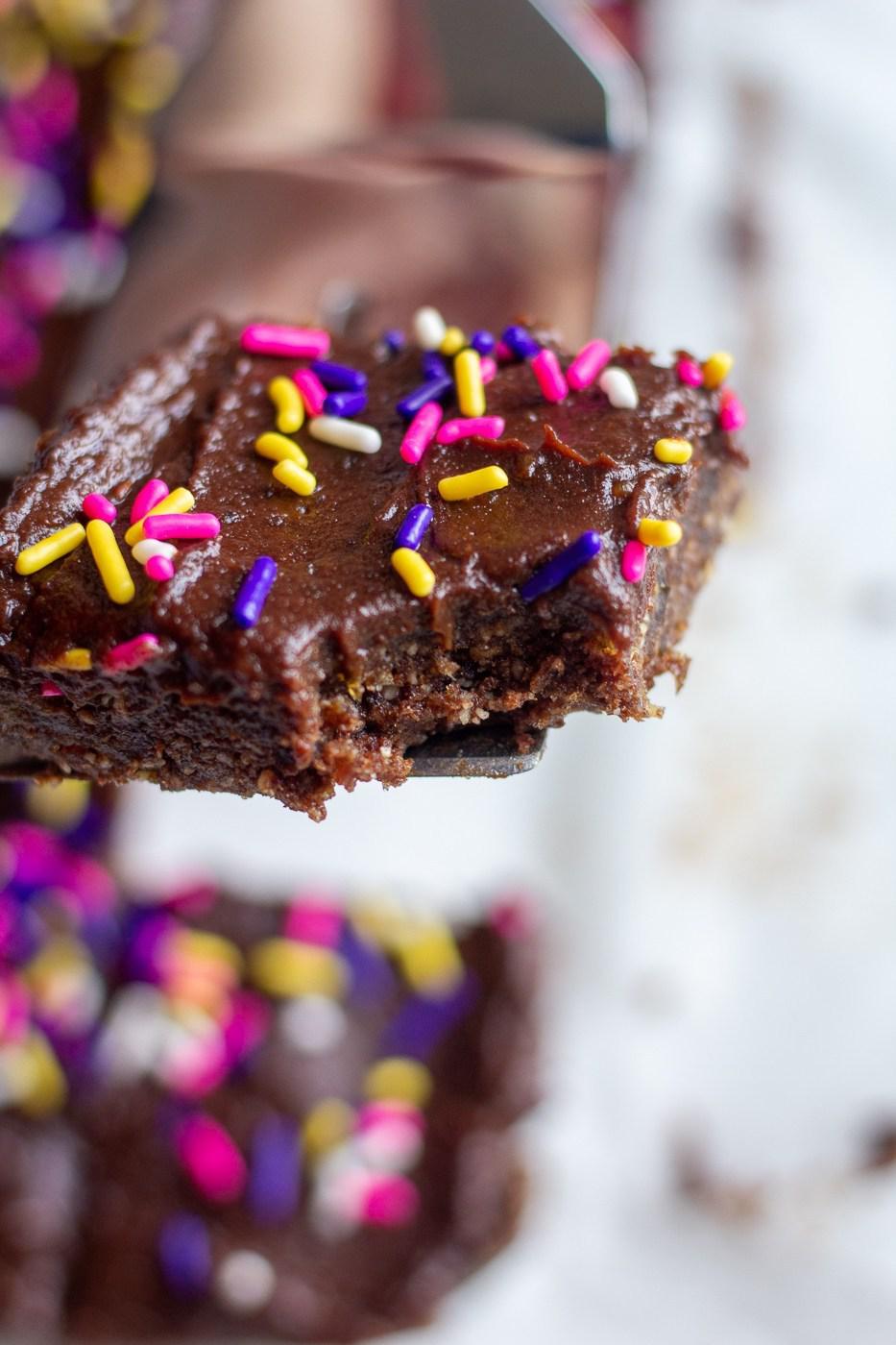NoBake Fudgy Cosmic Brownies (Vegan) r/recipes