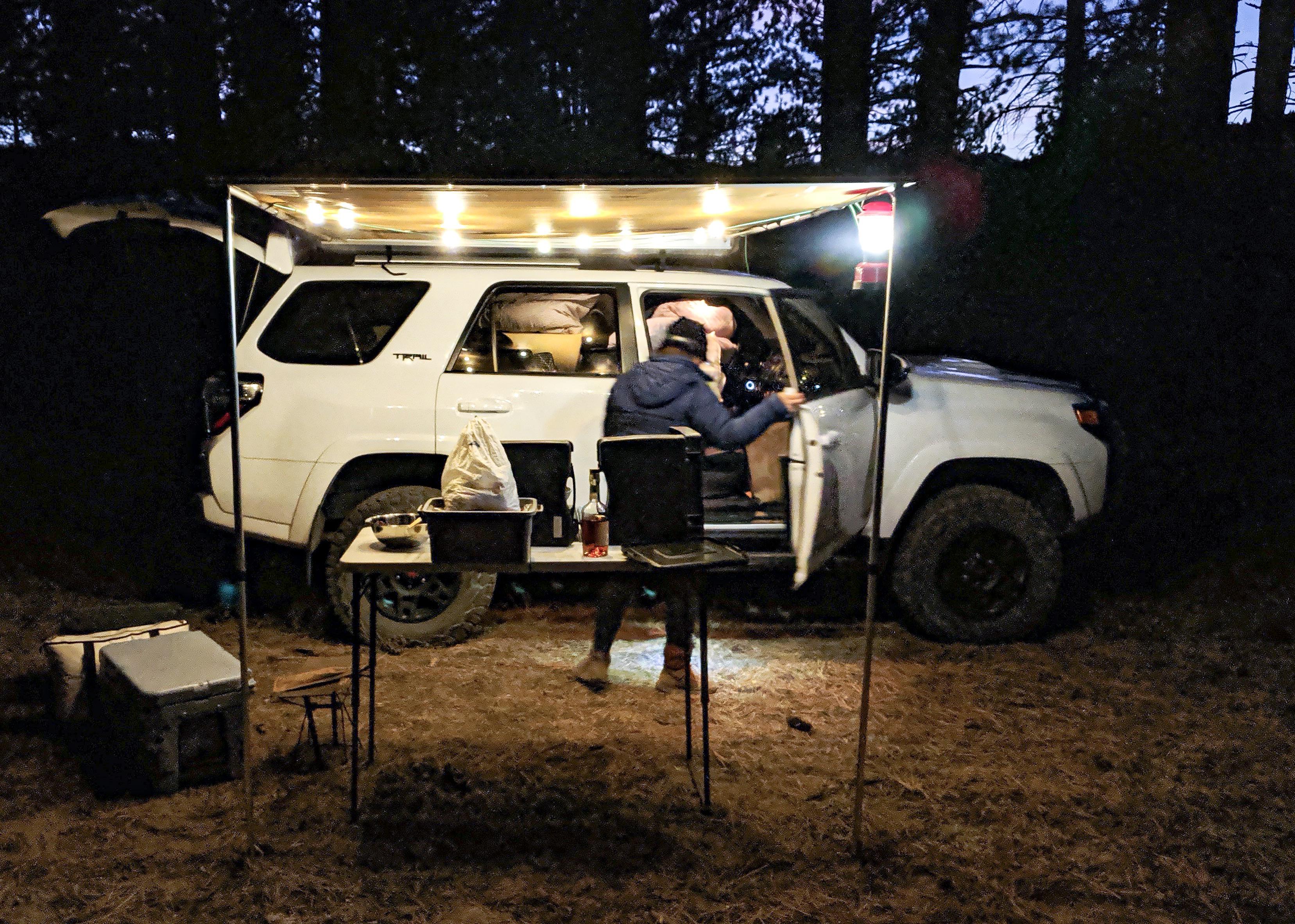 Used the new ARB awning for the first time this weekend. Really happy