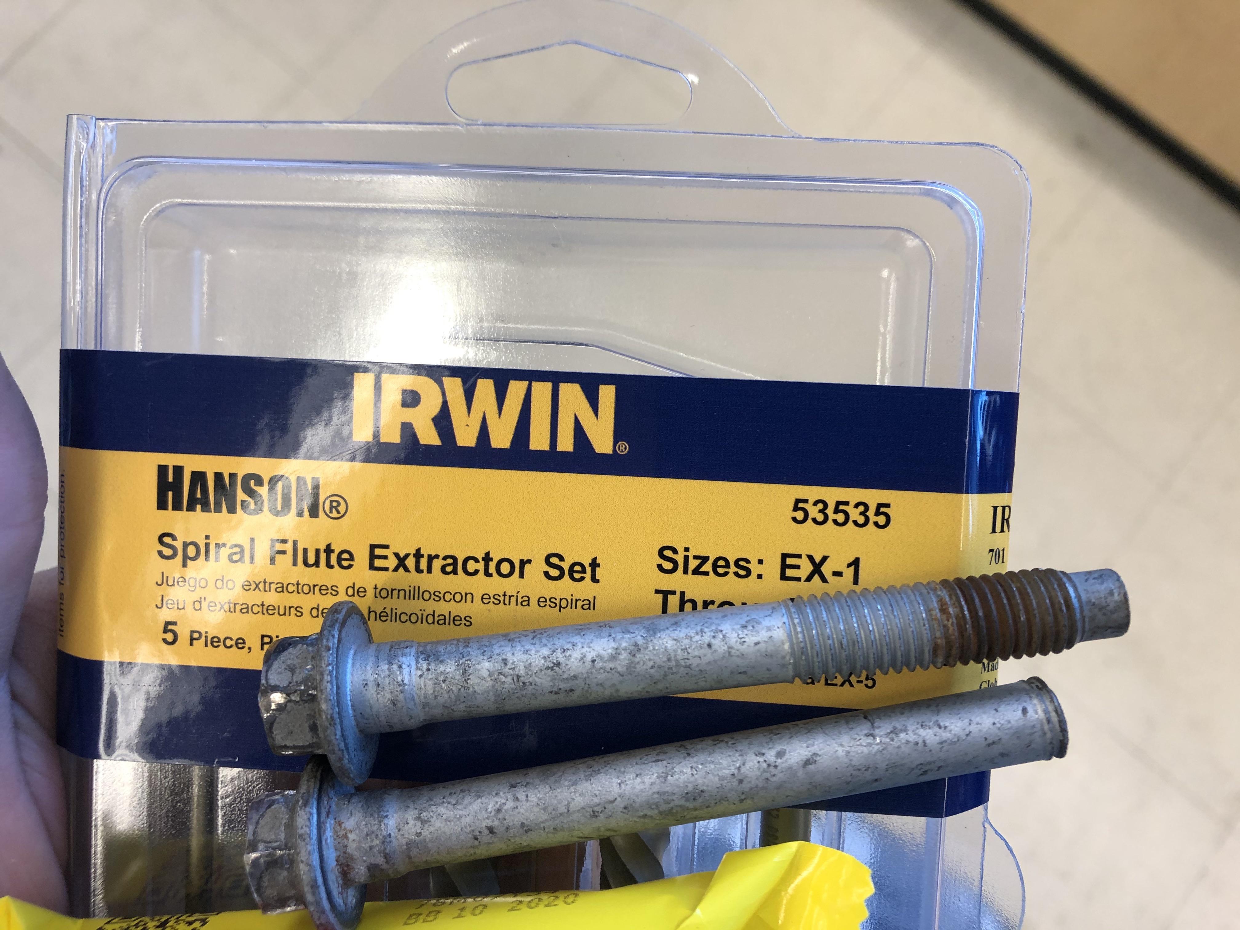 RMM bolt snapped in the transmission case. Oh me? I’m having a