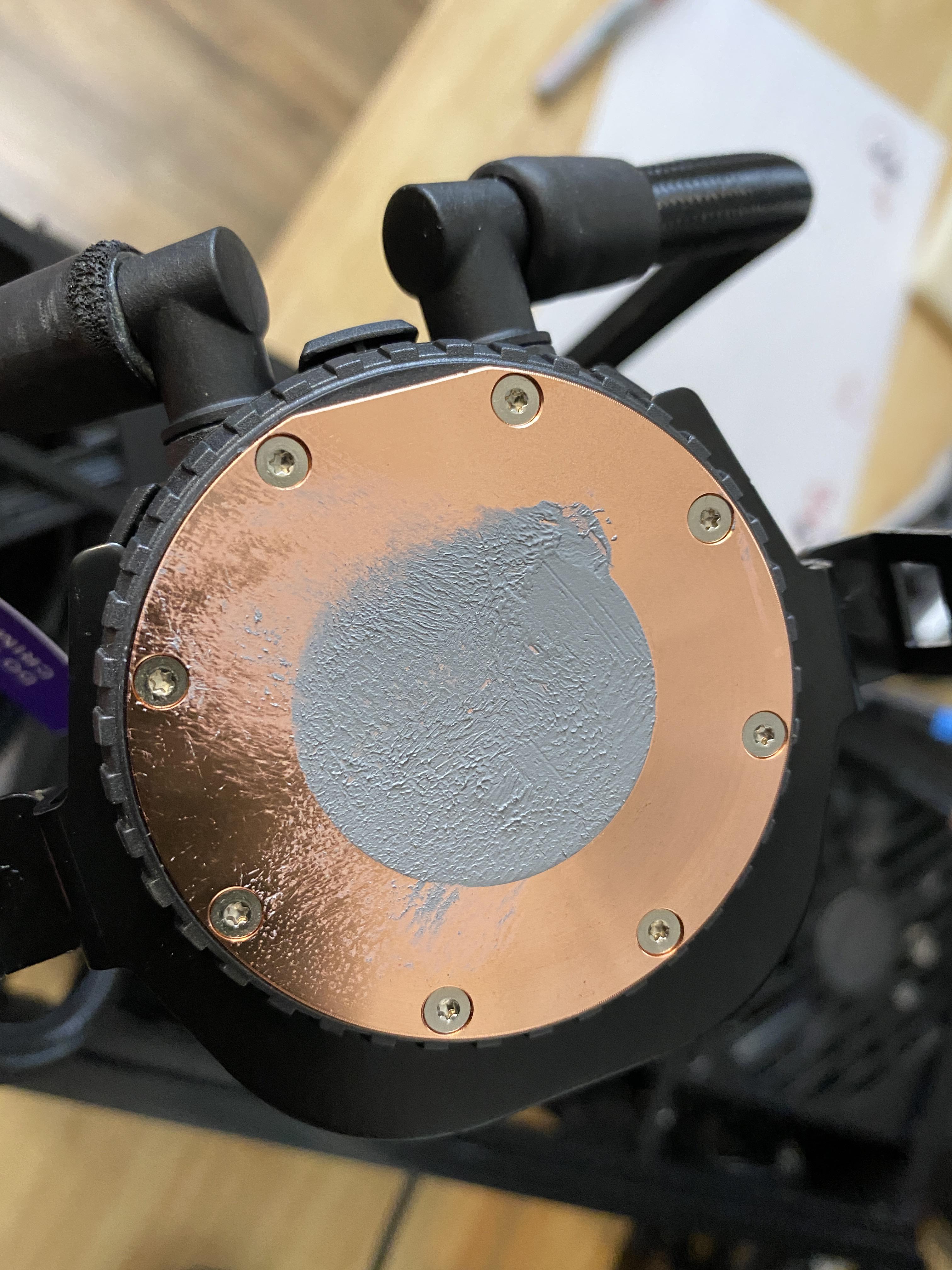 Brand new NZXT H1, smeared thermal paste should I just use this or