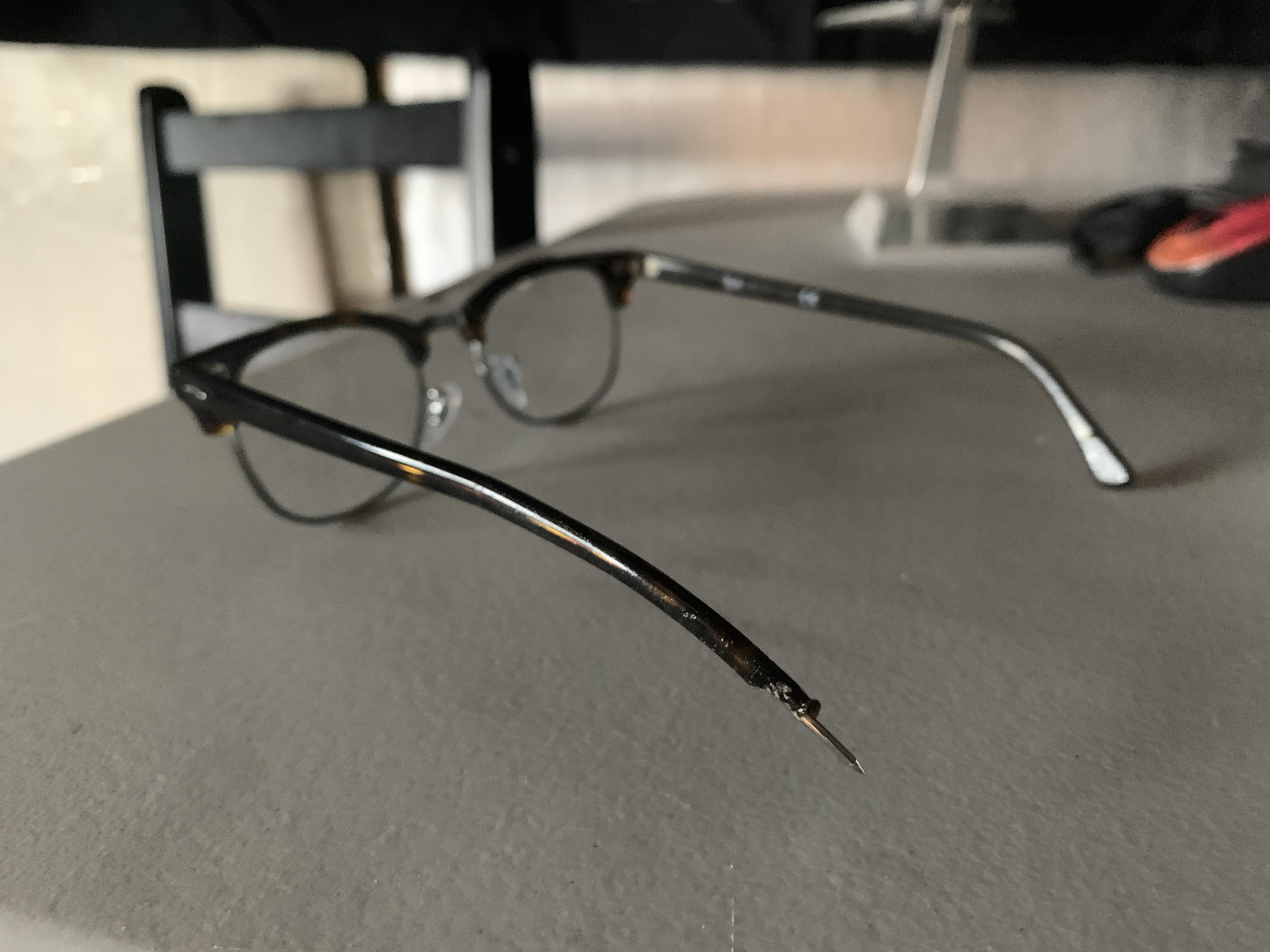 My dog ate the tip of my glasses r/Wellthatsucks