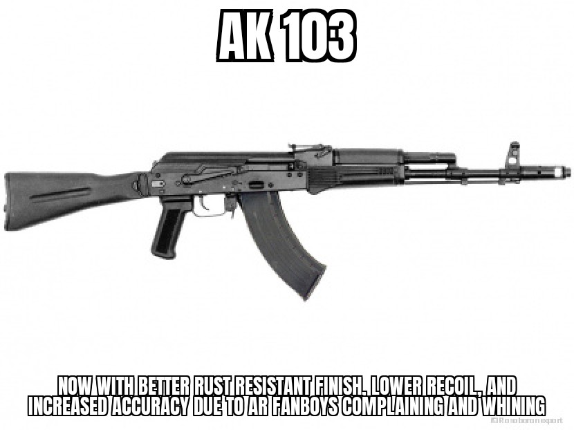 Don't see the newer AKs ever brought up in AK vs AR discussions so here