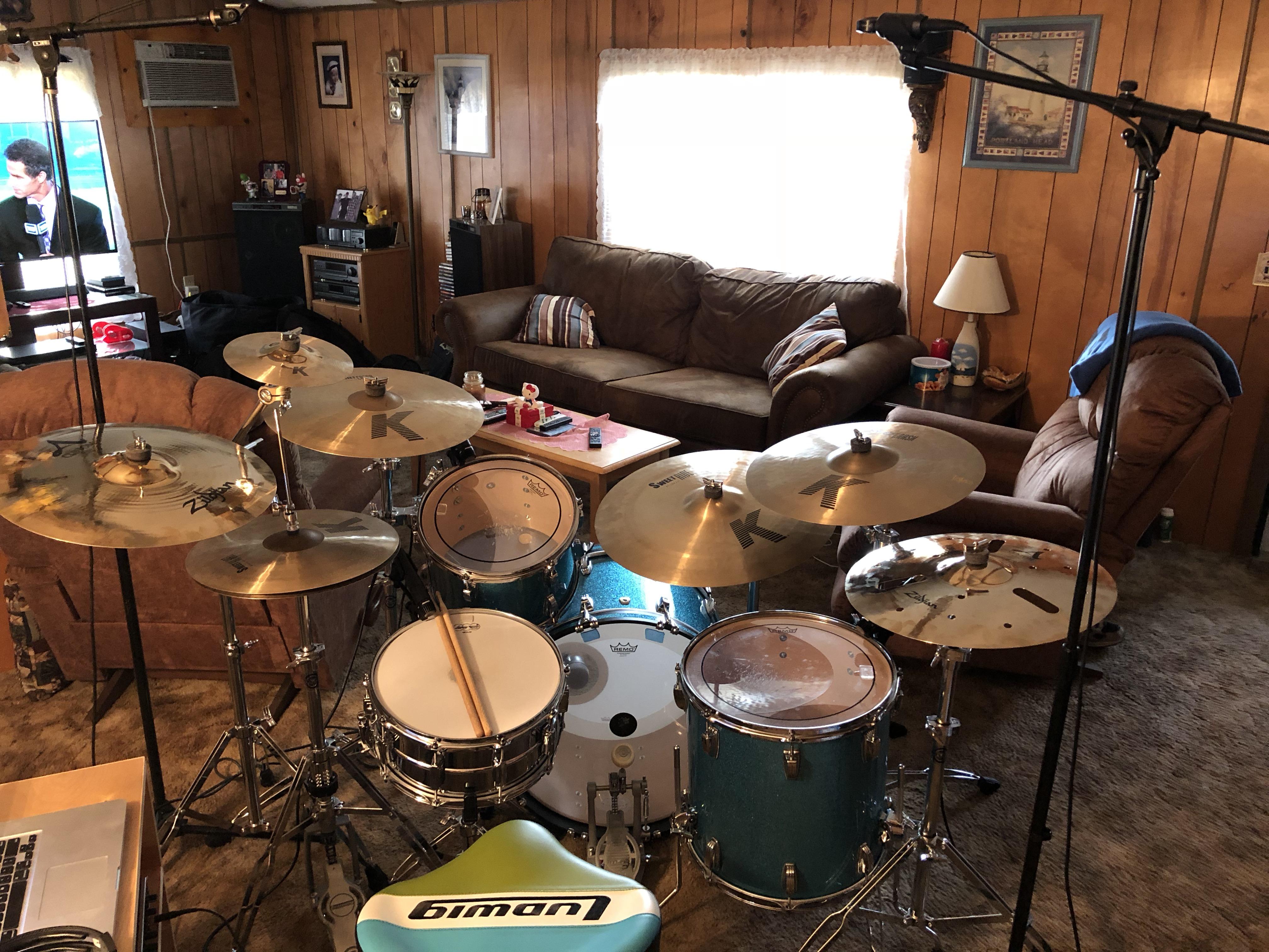 My setup for Recording at Home! r/drums