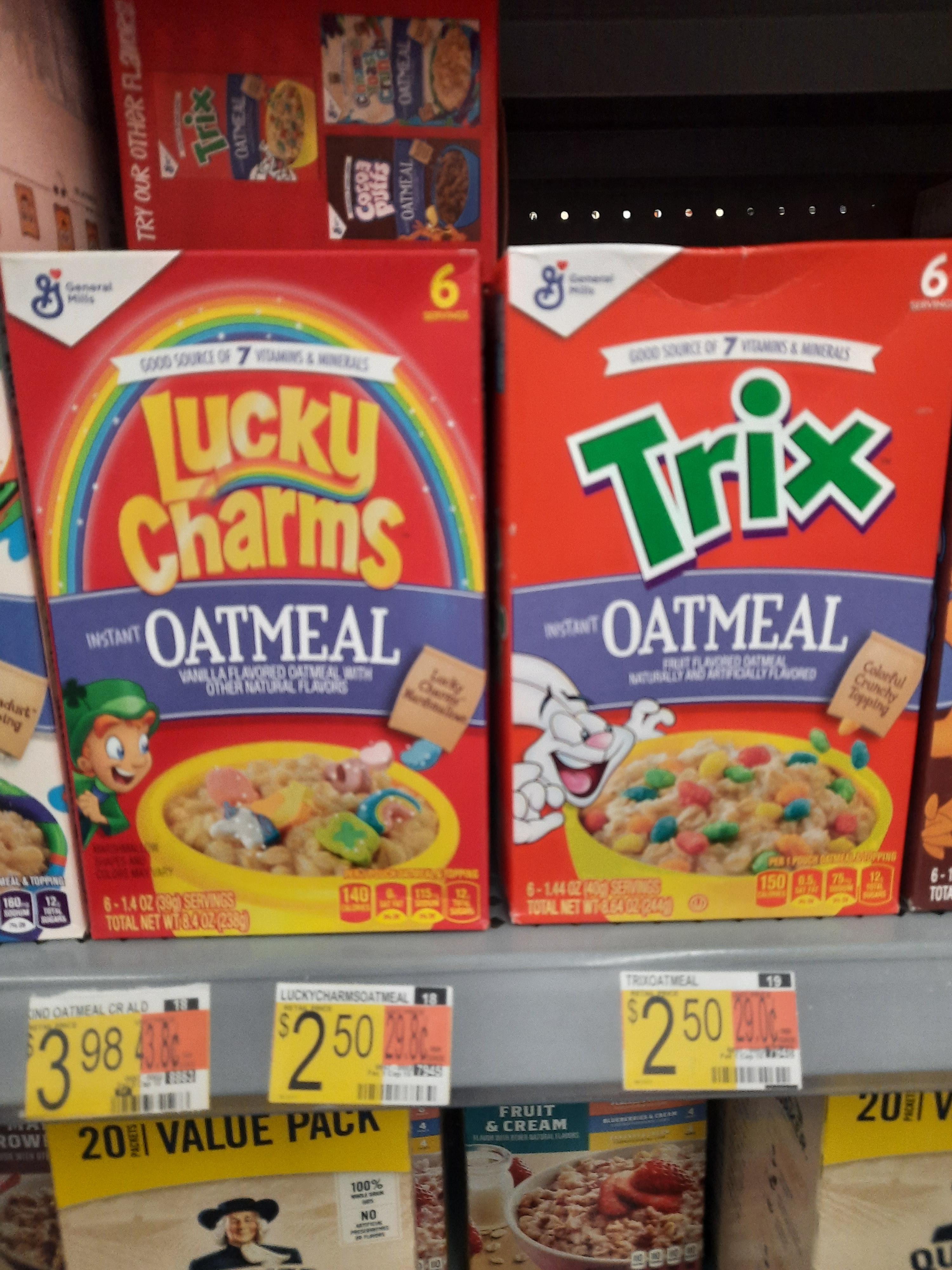 Ah classic America. There was also a chocolate and a cinnamon toast