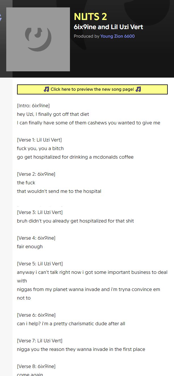 6ix9ine and Lil Uzi Vert NUTS 2 r/HelicopterAddict