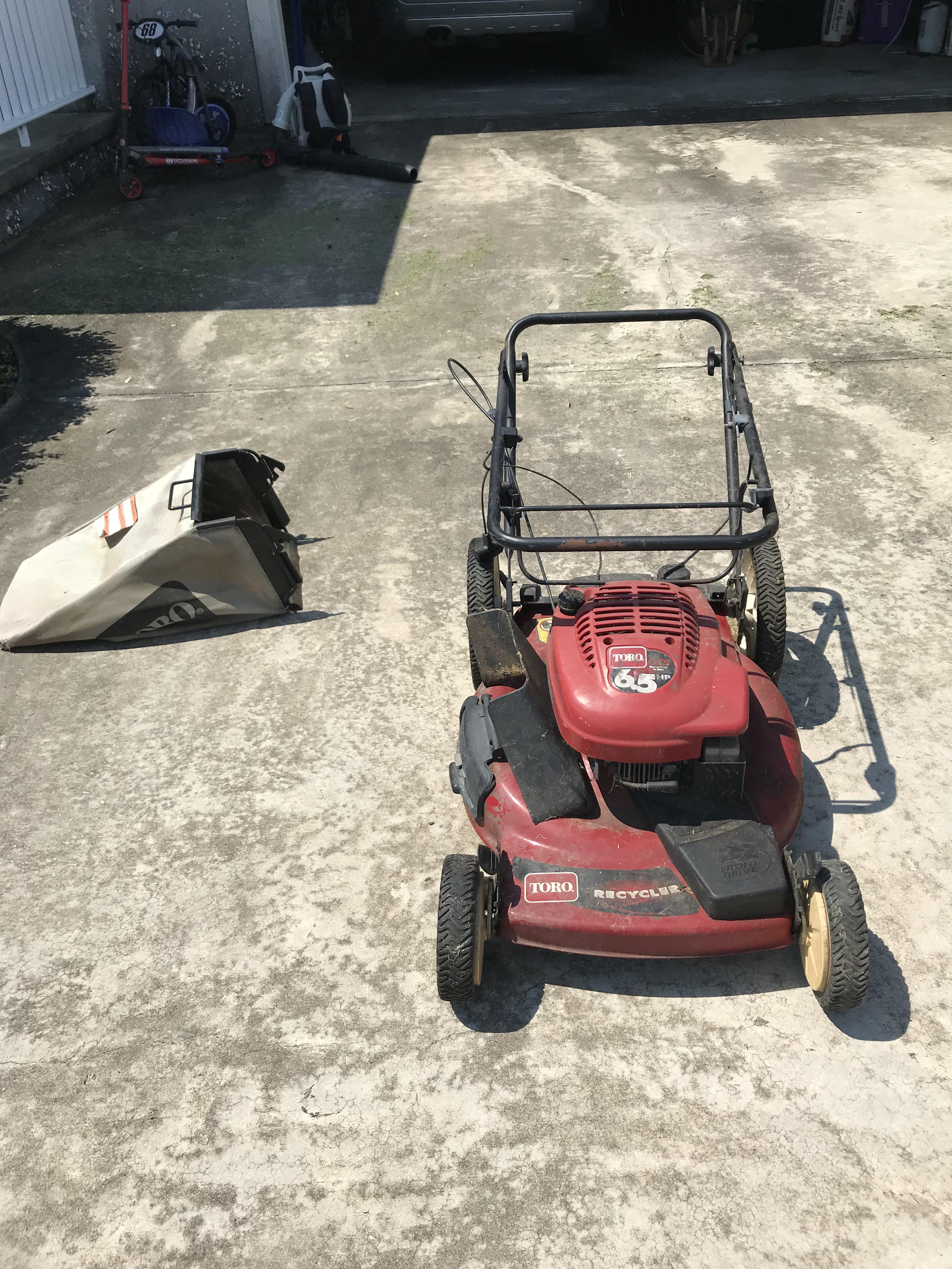 Hey reddit, just pulled my dads old lawn mower out and it needs new parts. Can someone please
