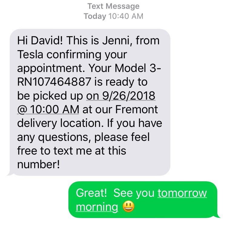 Tomorrow is my delivery day! r/TeslaModel3