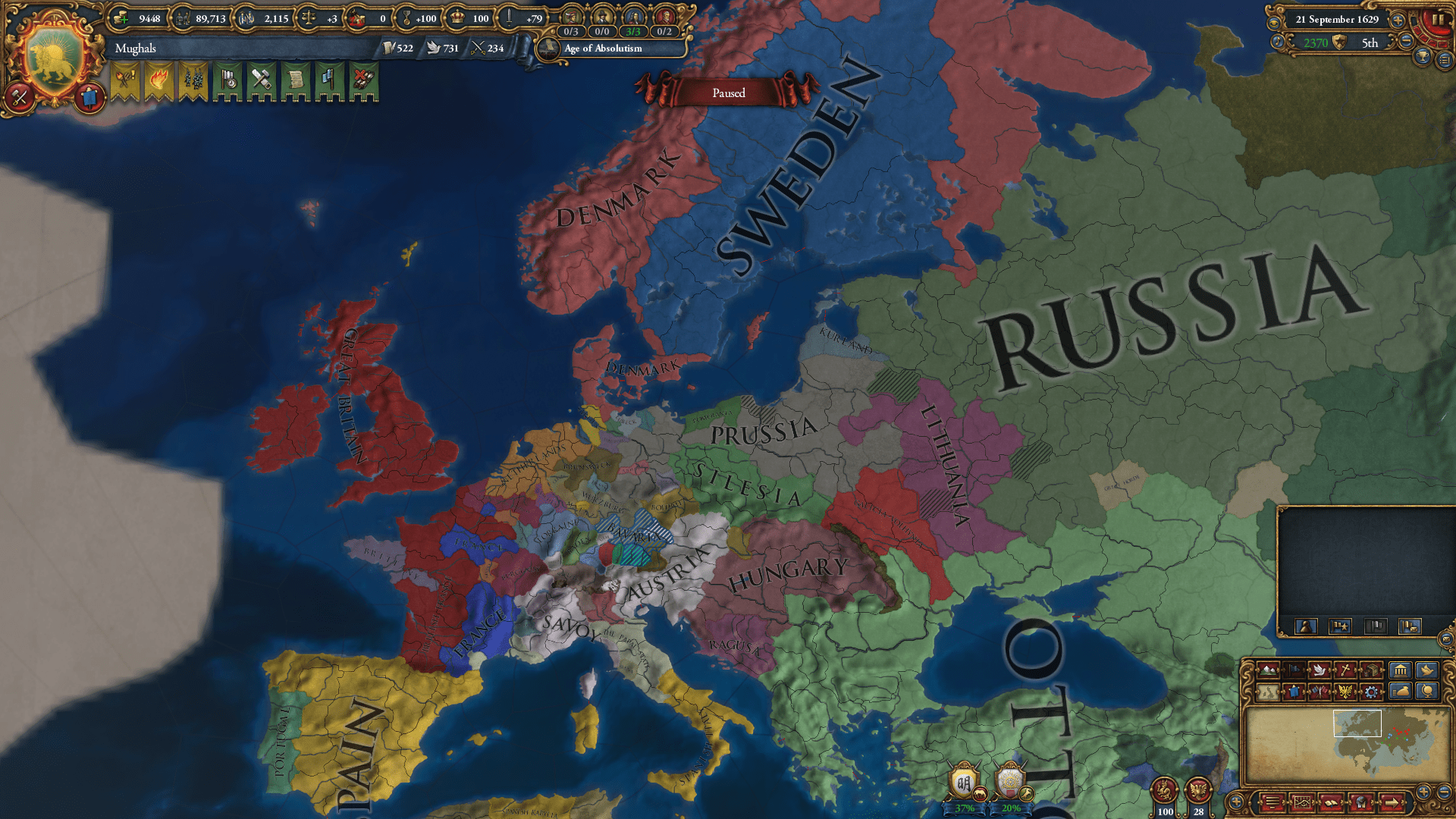 The strongest AI Brandenberg I've ever had in a game. also peep that AI