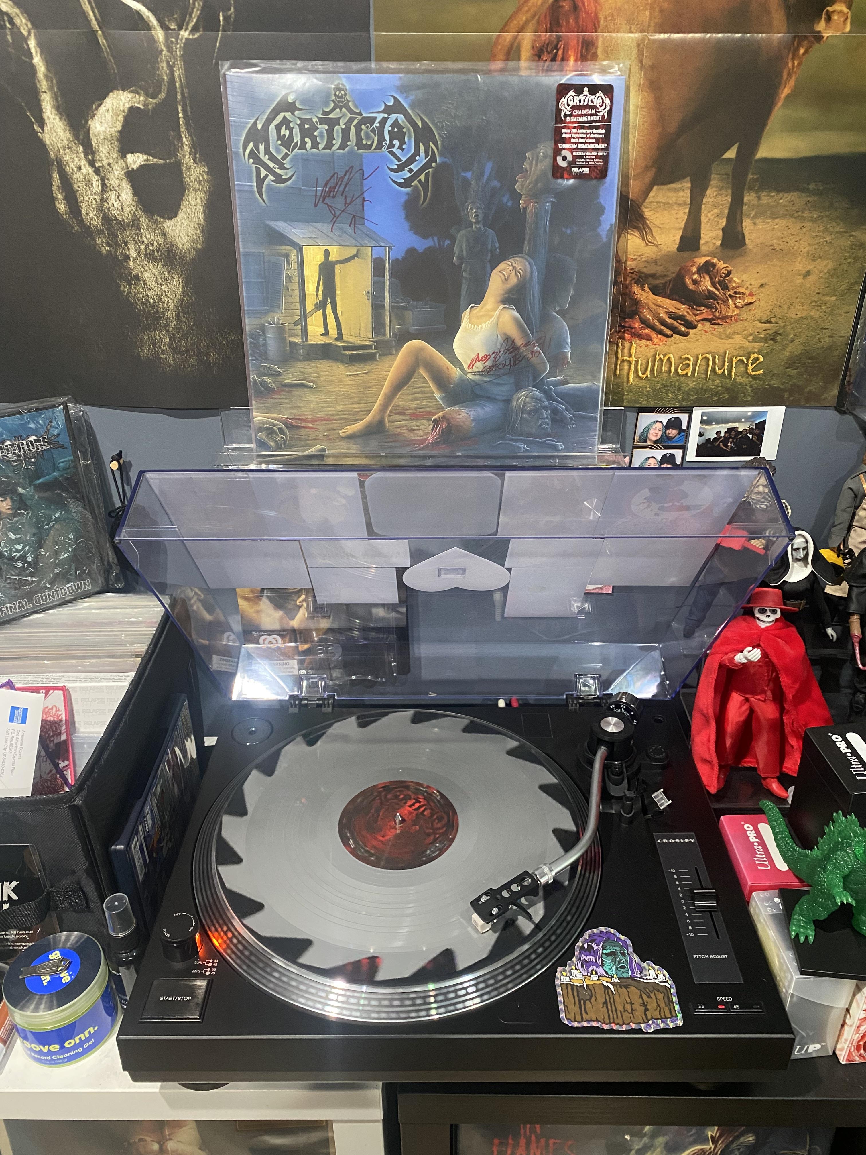 Mortician Chainsaw Dismemberment (Saw Blade Vinyl // Ltd to 900