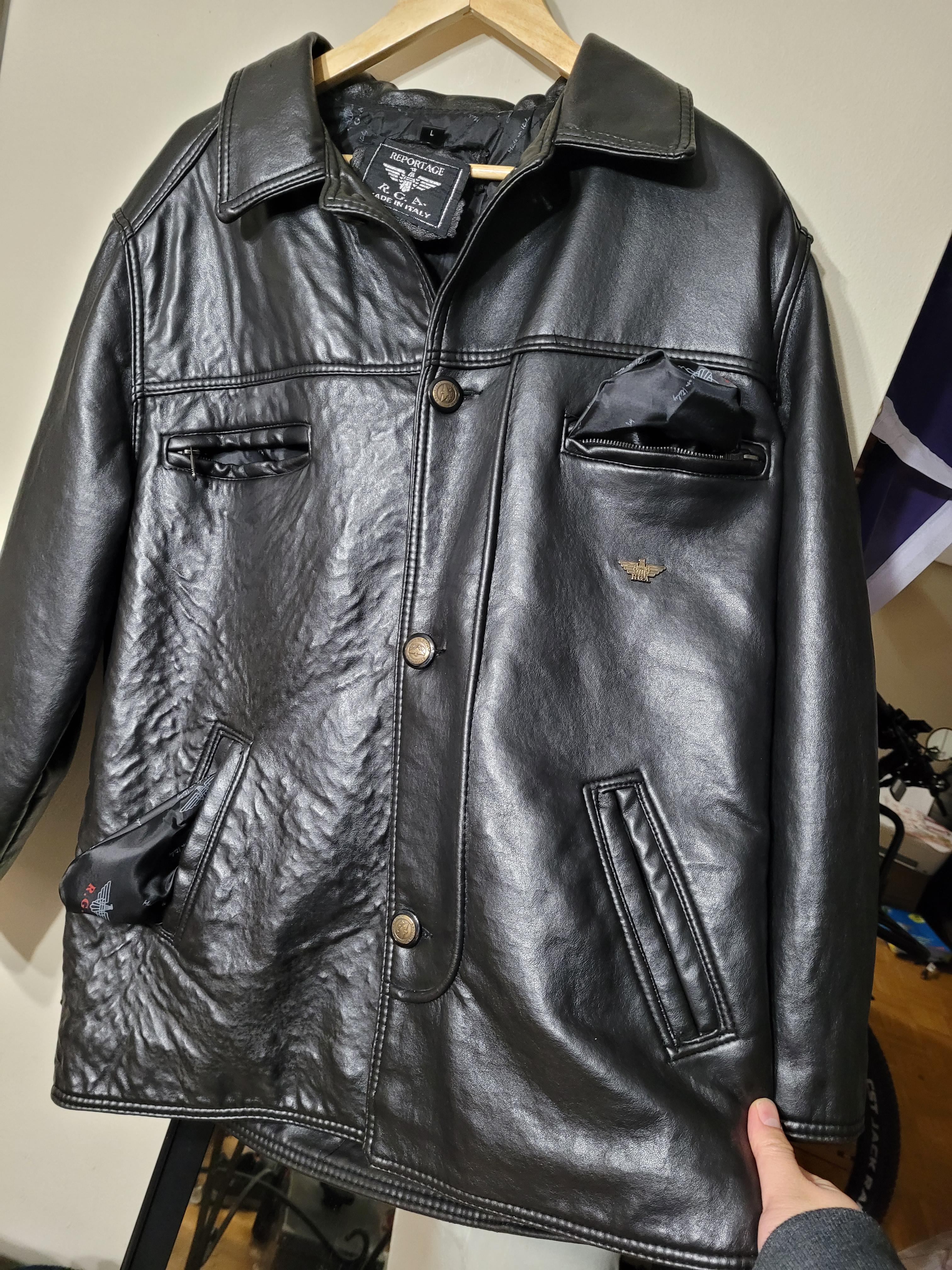 Did I ruin this faux leather jacket? r/leatherjacket