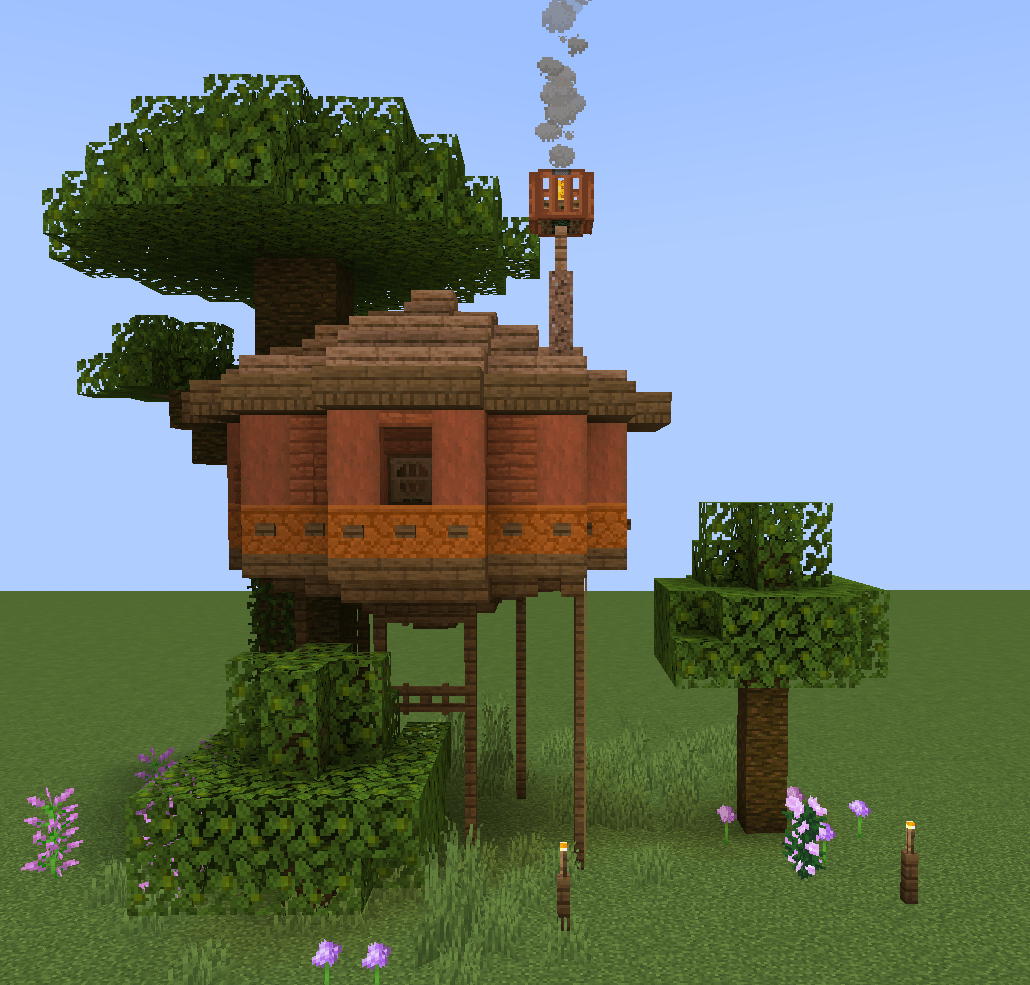 Small Minecraft Jungle treehouse r/Minecraftbuilds