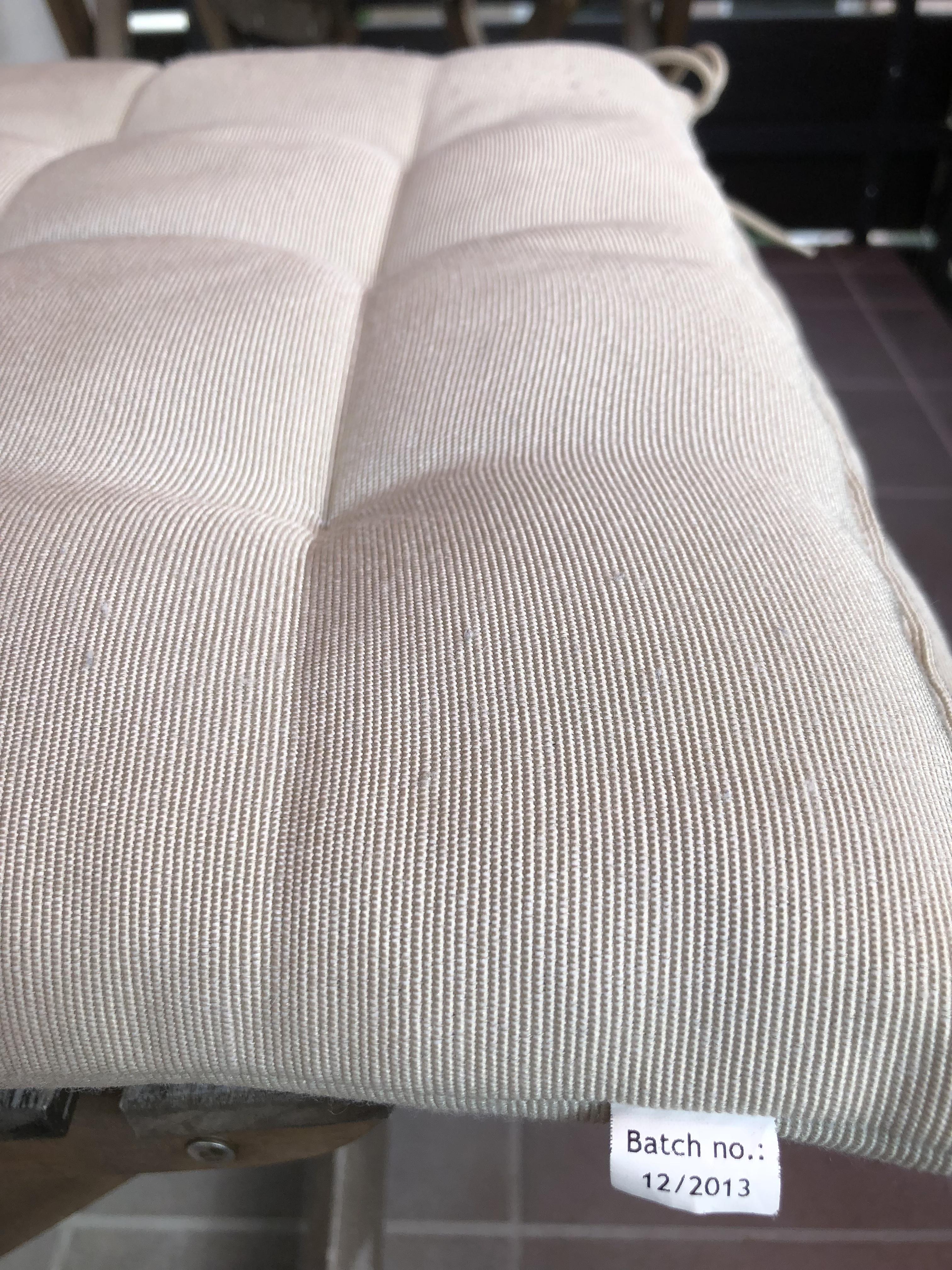 My seat cushion has a batch number r/mildlyinteresting