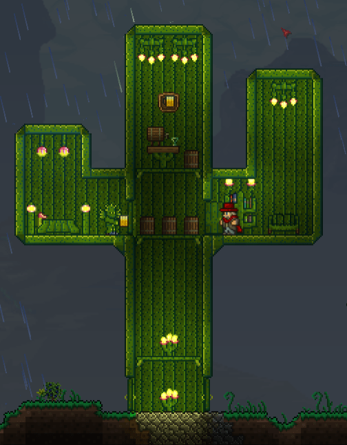 Partying hard at the Cactus bar r/Terraria