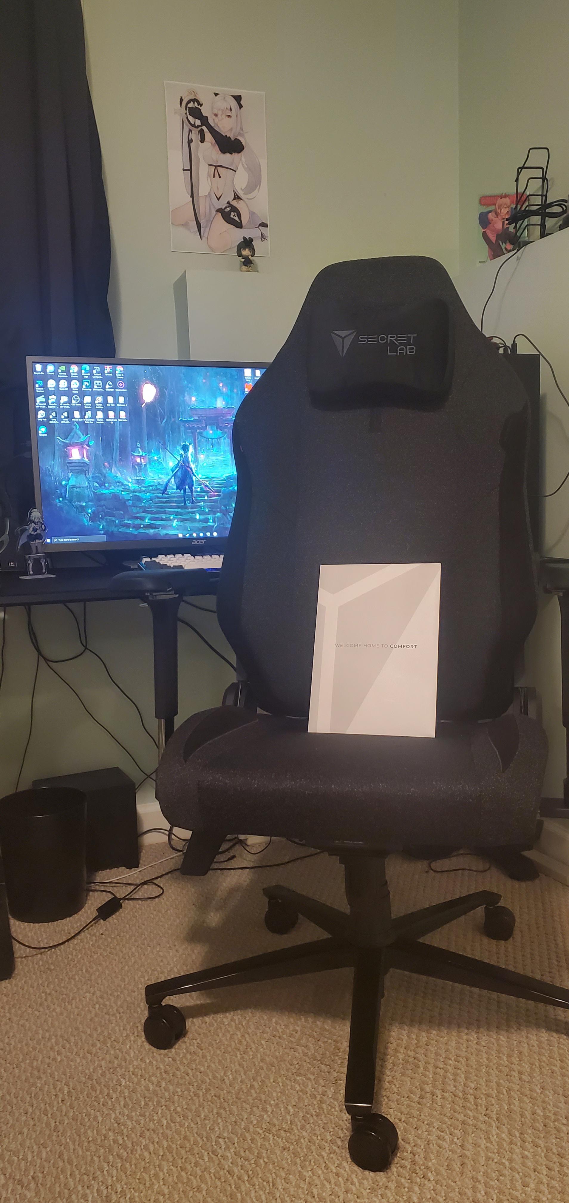 got the new Secretlab chair like a boss. haven't had a legit gaming chair ever, so expecting