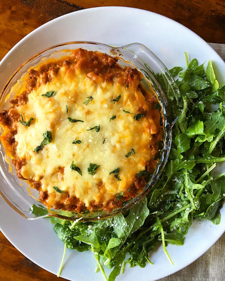 Was craving lasagna, came up with an easy Italian sausagebased keto