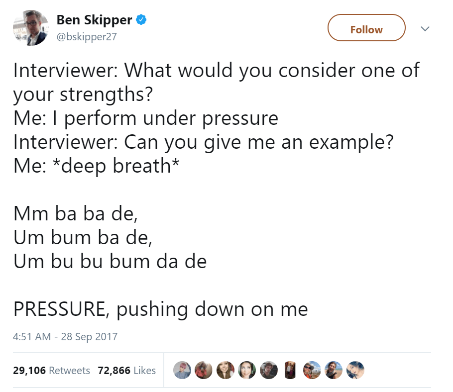 Interviewer What would you consider one of your strengths? premed