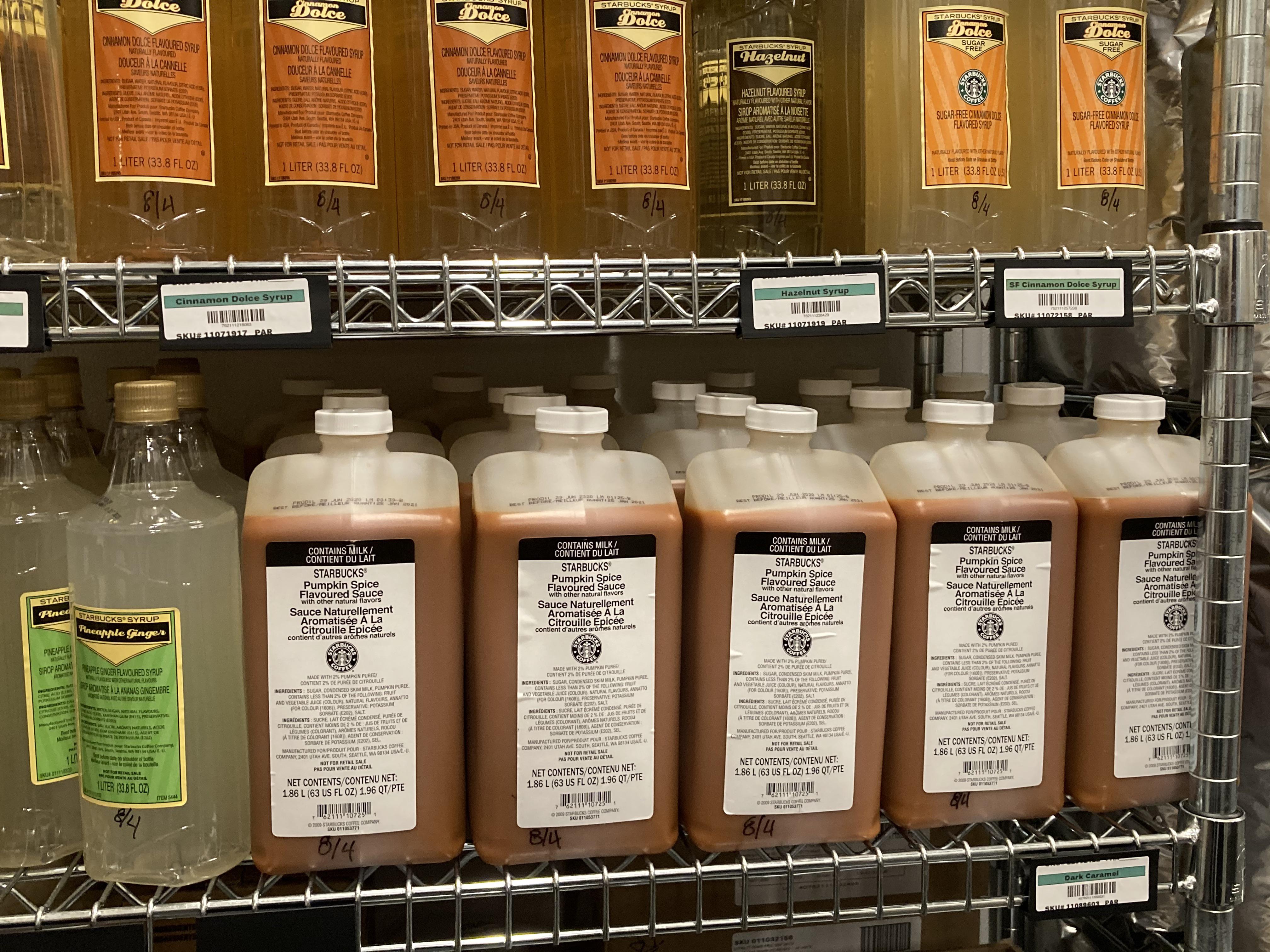 Starbucks Pumpkin Syrup