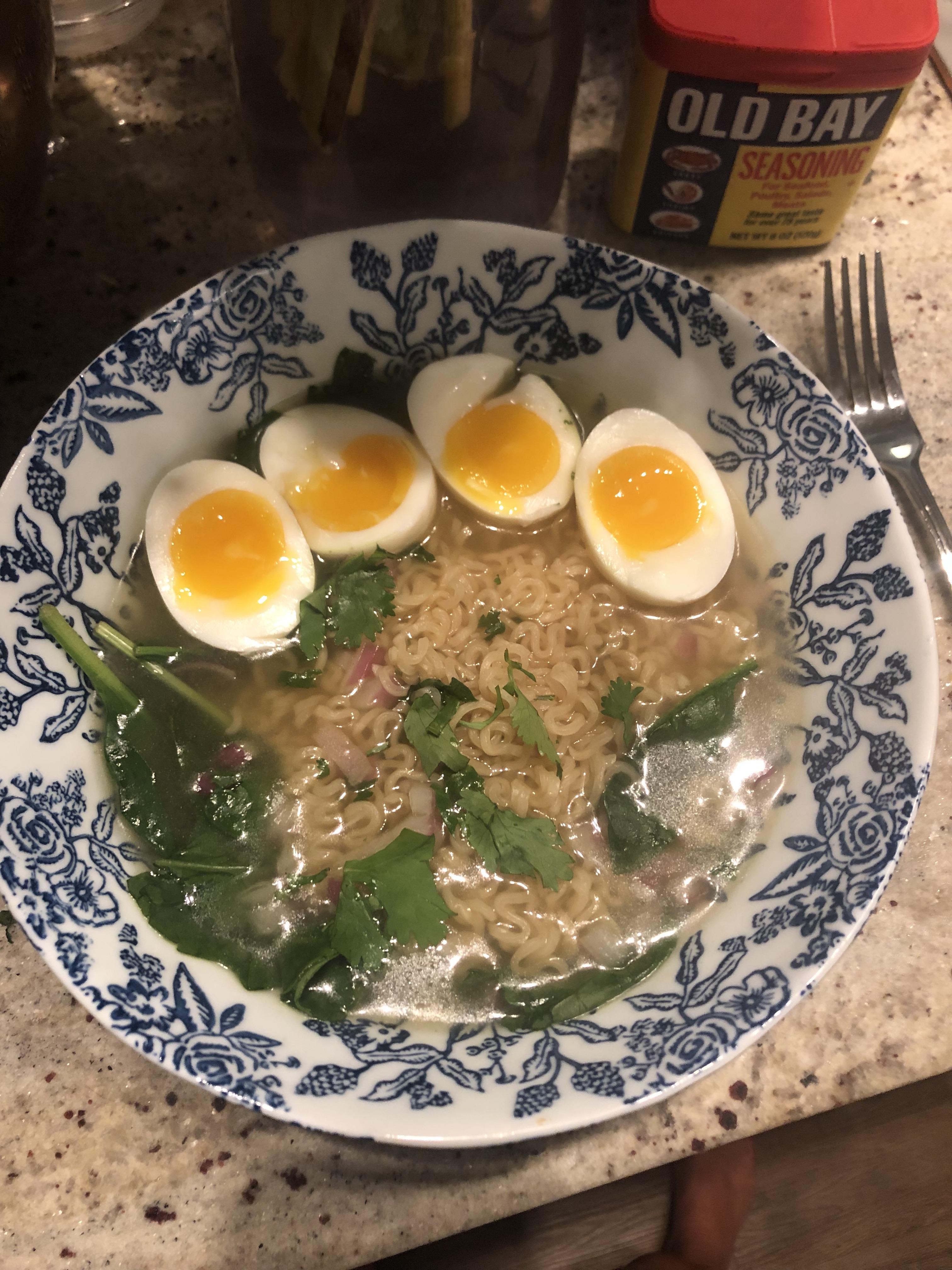 Instant ramen is healthy if you upgrade it with eggs, right? PutAnEggOnIt