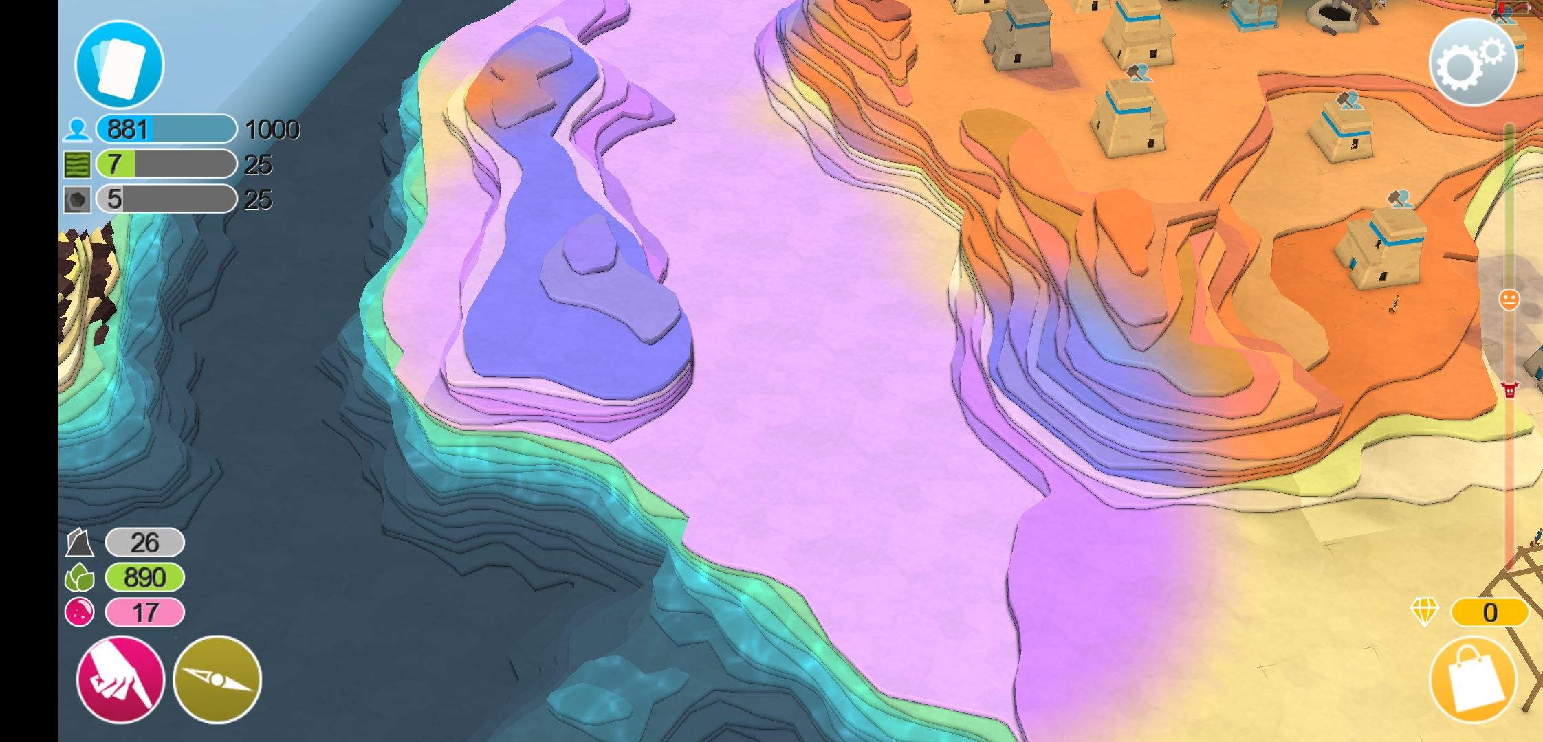 What is this gigantic purple area in weyworld and why can't my followers live there? r/GODUS