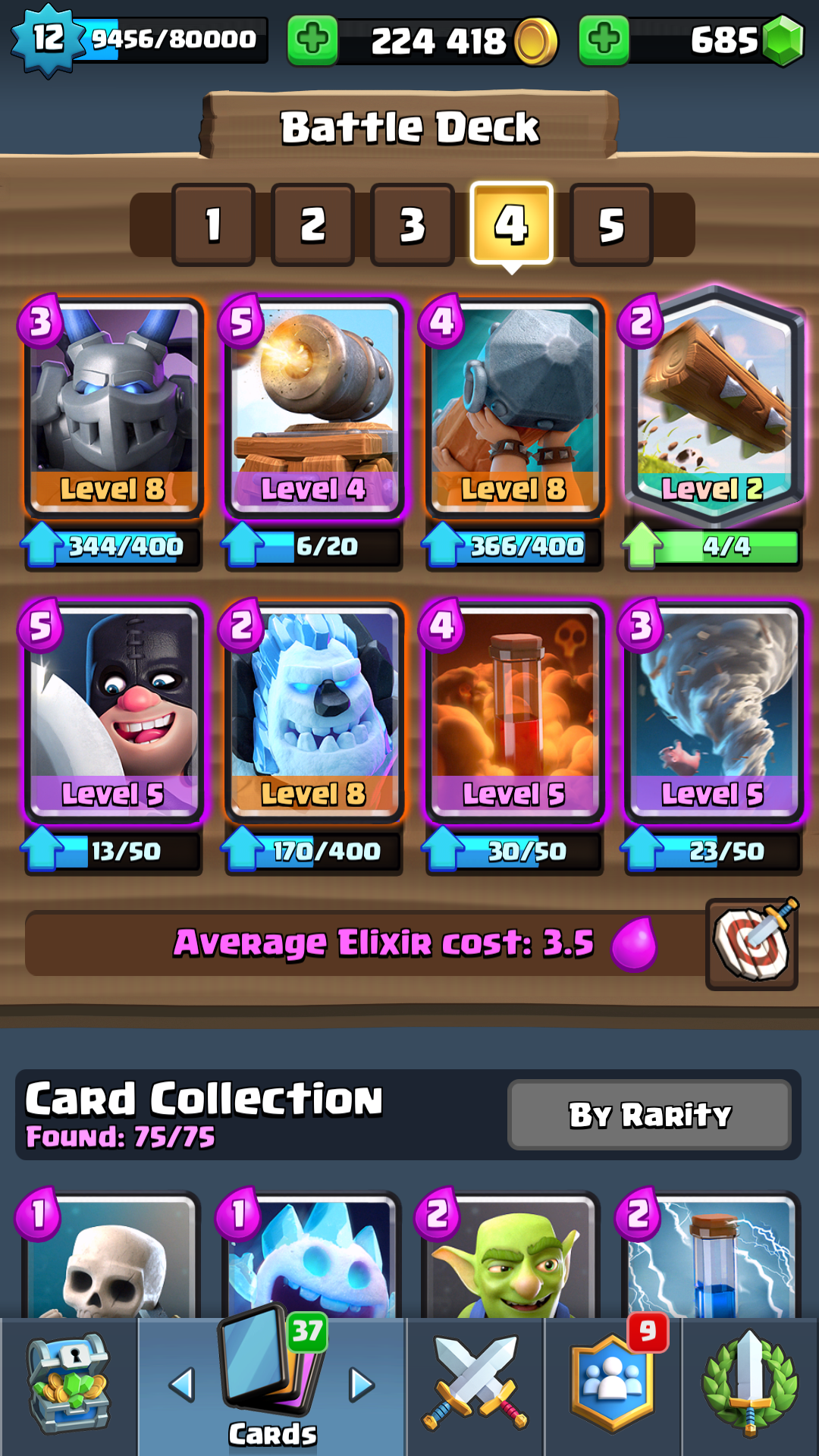 Cannon Cart + Battle Ram Deck [3.5 Elixir] ClashRoyale