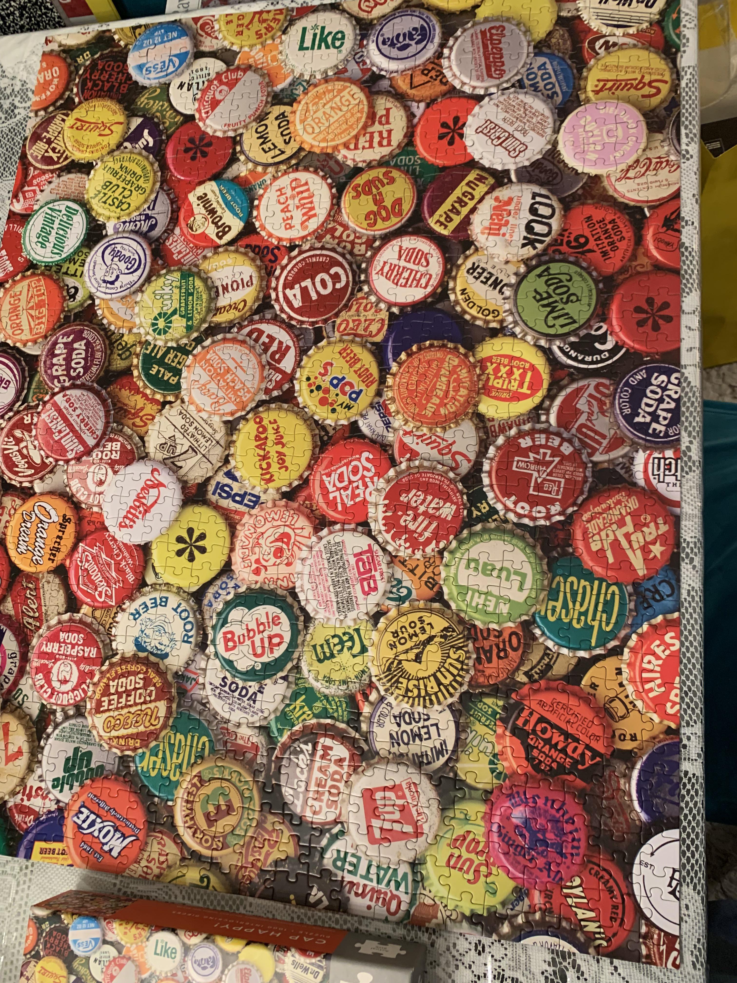 Bottle Cap Happy. Perfect but bigger and harder than I expected, from