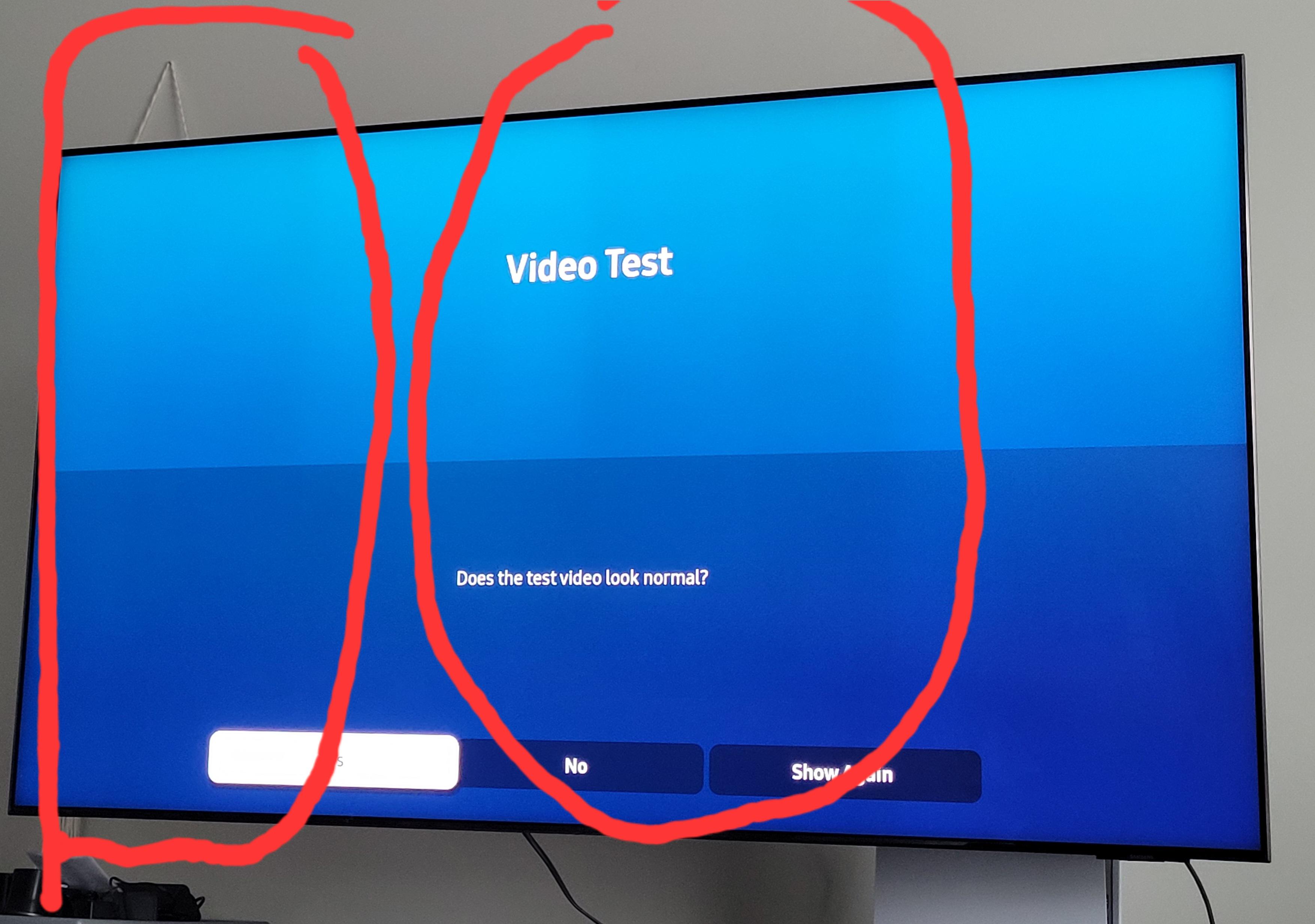 2 vertical Shadow bars on my QN90A Samsung TV. r/4kTV