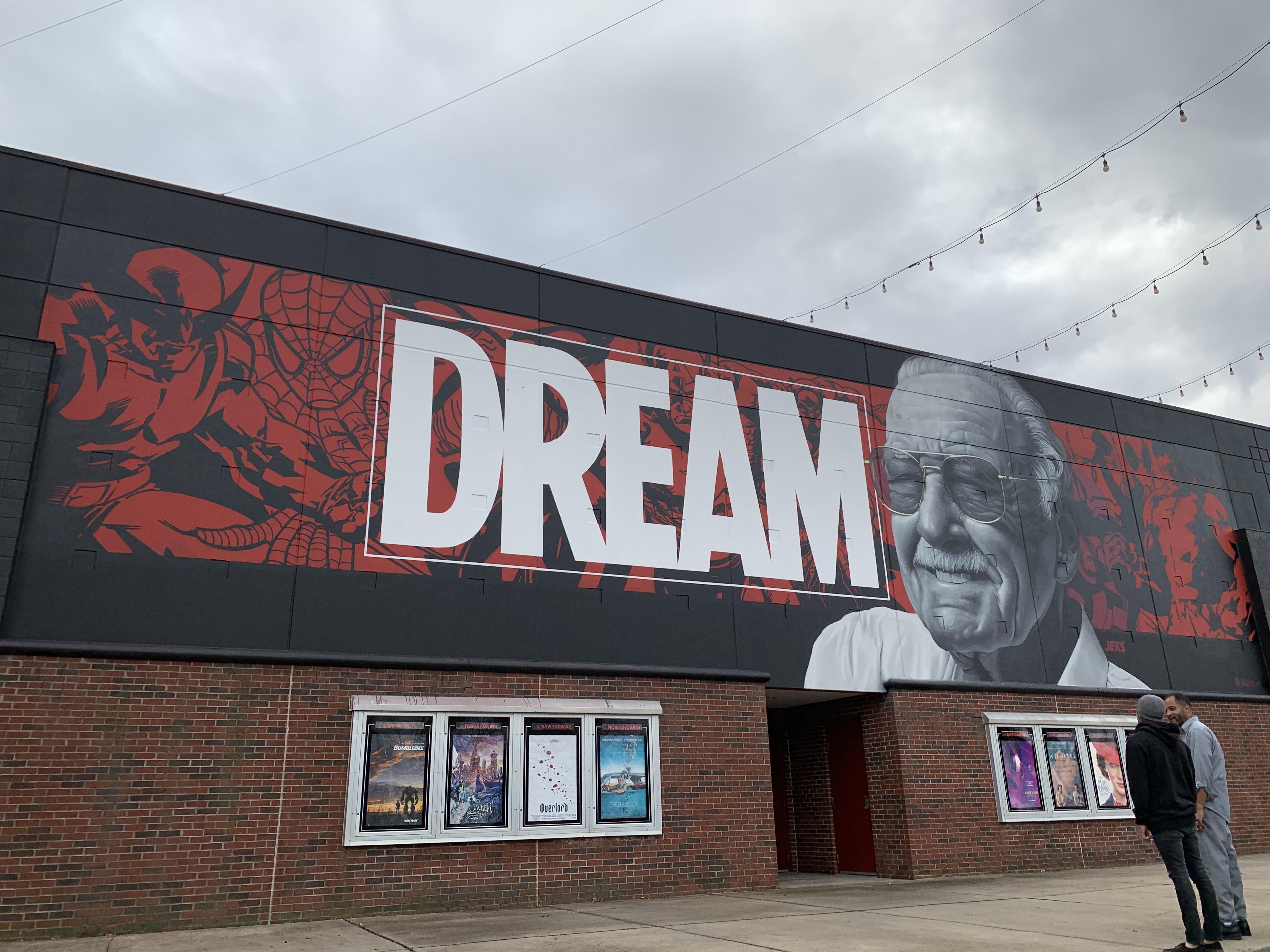 Stan Lee mural done by local artist JEKS in Greensboro, NC (JEKS_NC