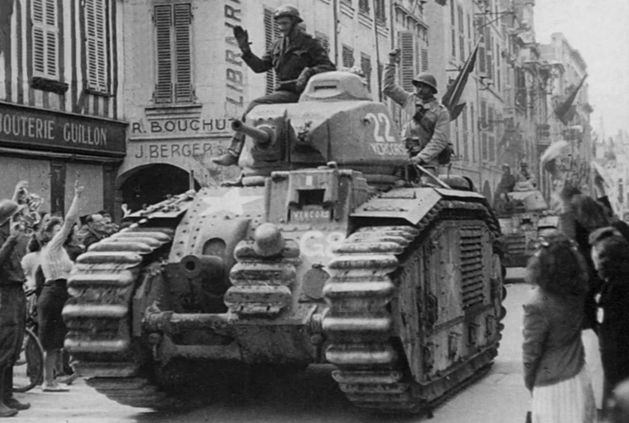 French Char B1 Bis in US markings after captured from the Wehrmacht : r