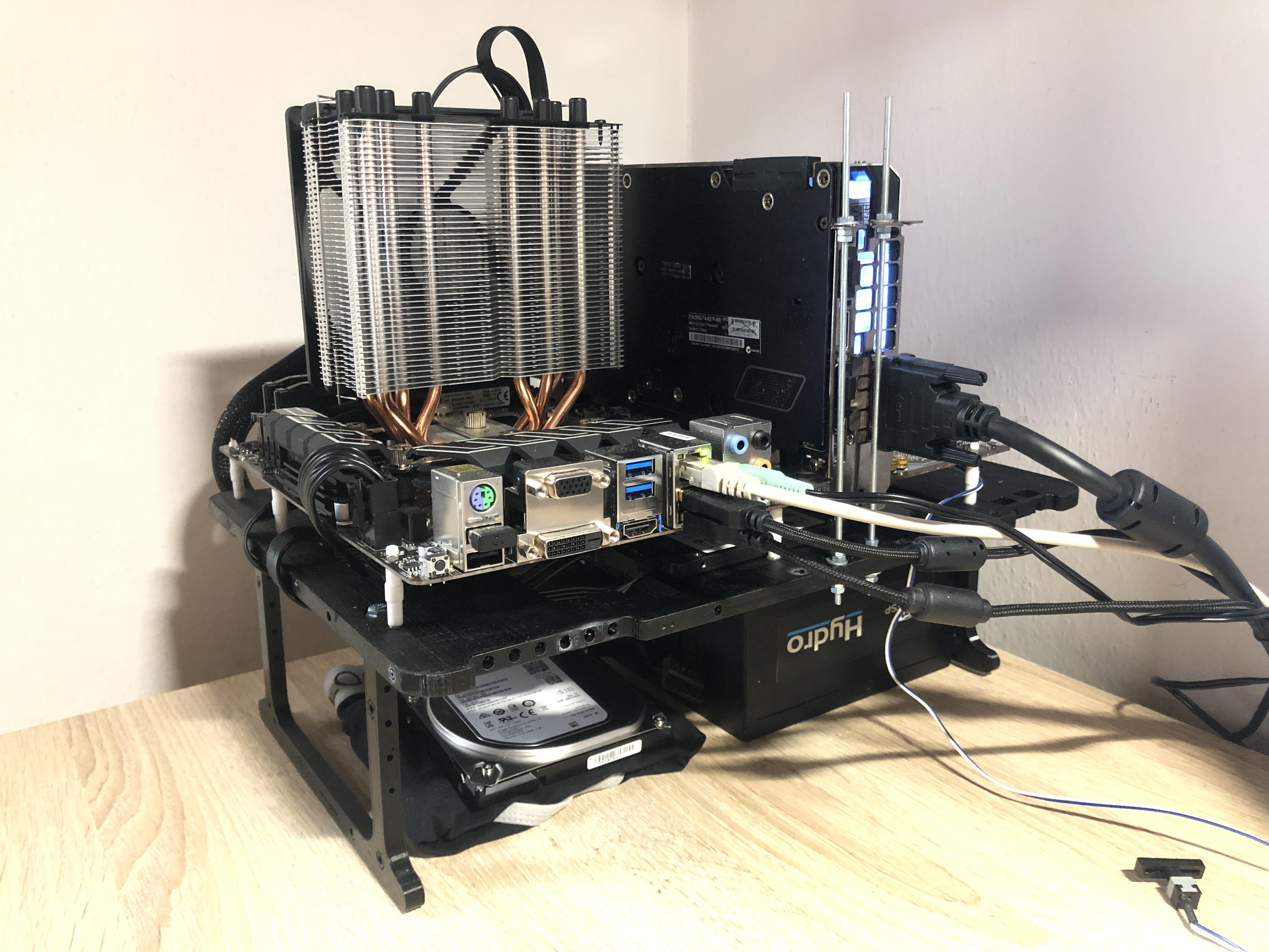 My 3d printed open test bench to achieve best temperatures r/pcmasterrace