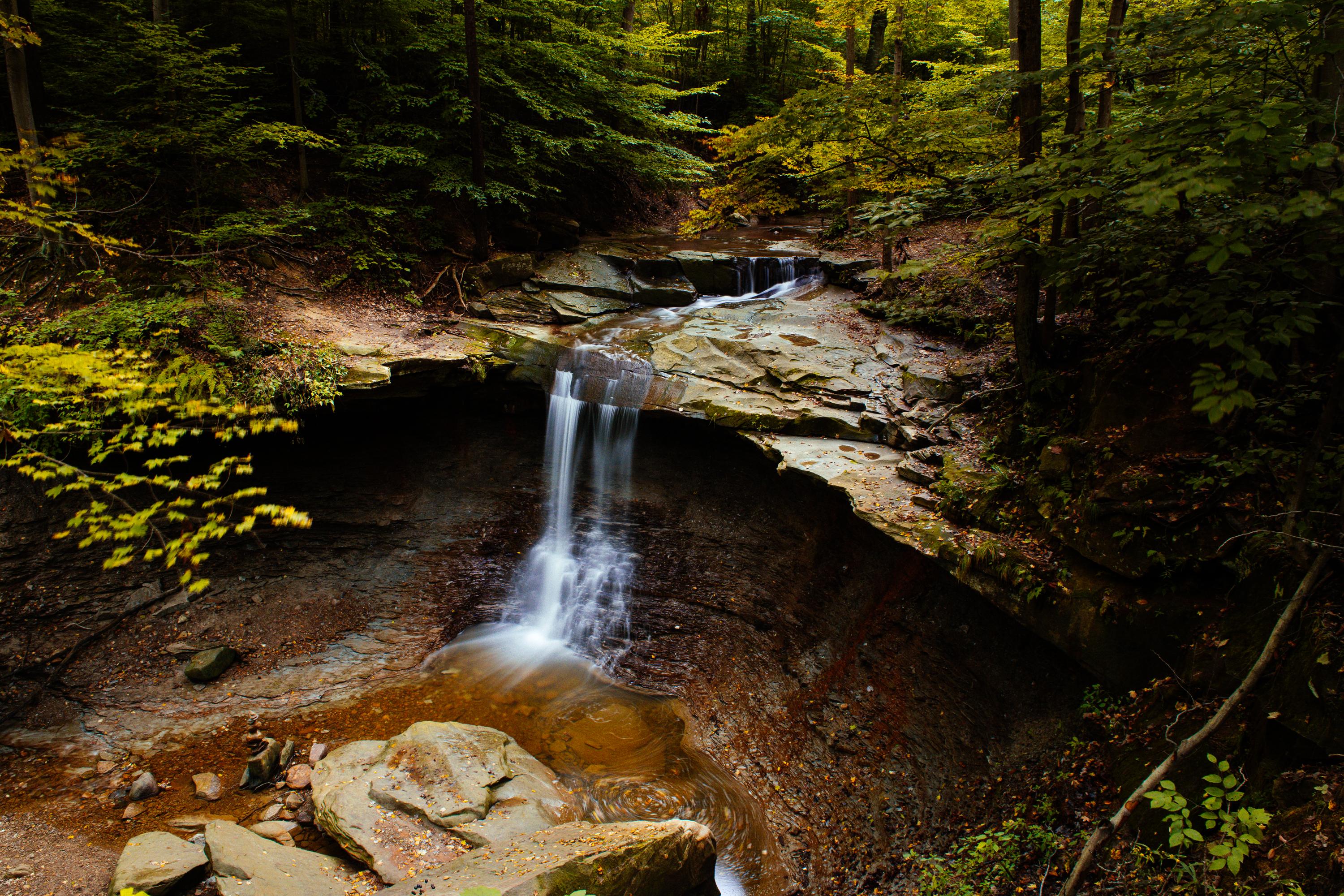 Blue Hen Falls, Cuyahoga Valley National Park [OC] [3000x2000] r