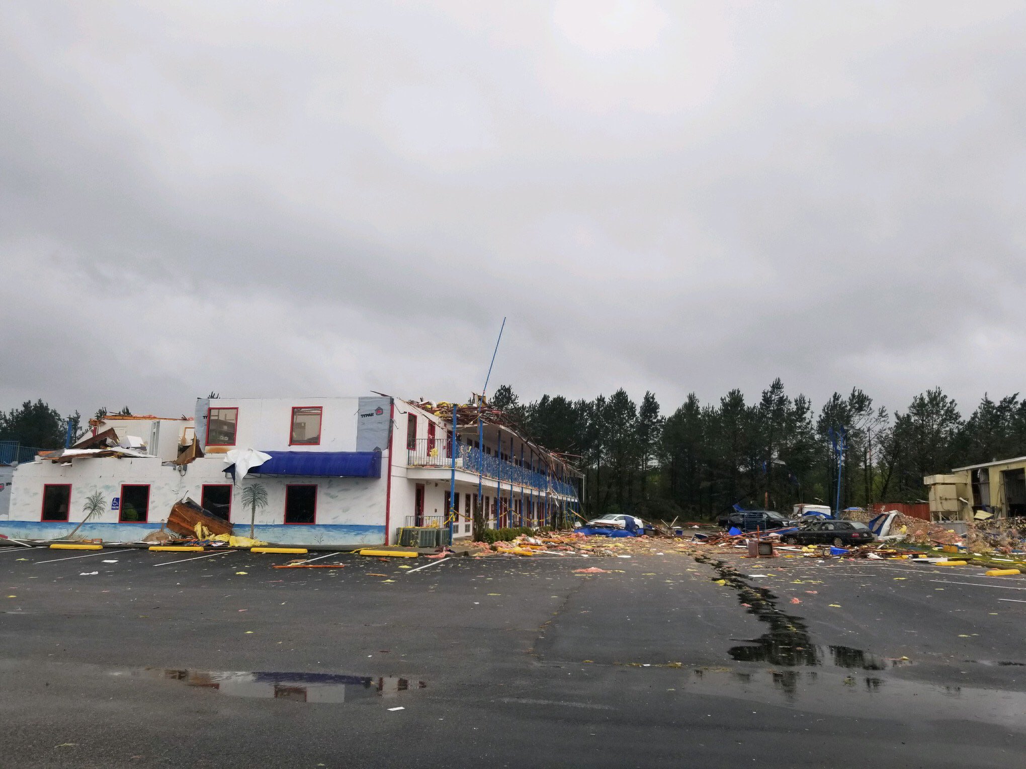 Damage From An EF2 Tornado in Courtland, Virginia on August 4th, 2020. r/tornado