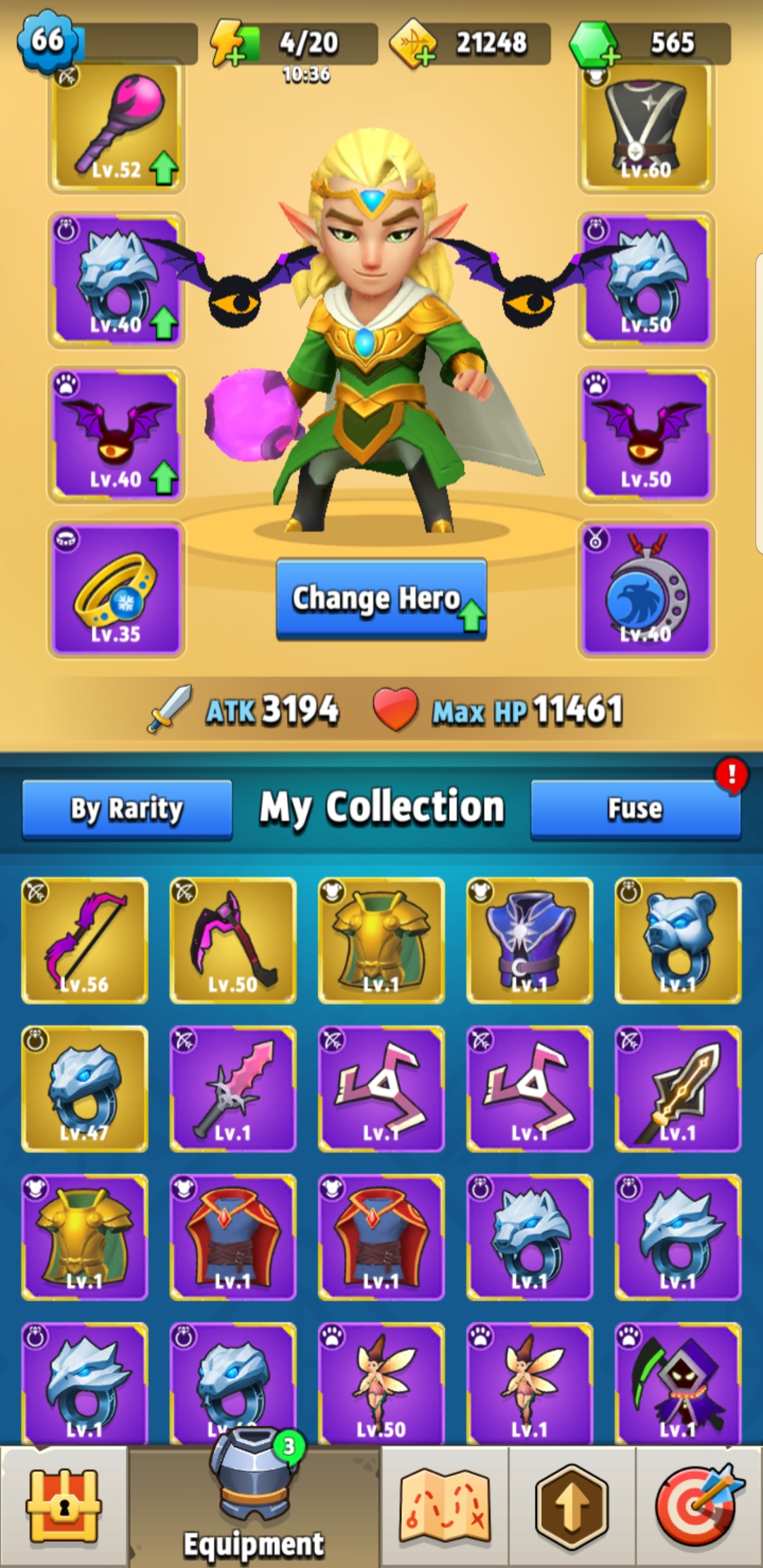 Need some weapon advice r/Archero