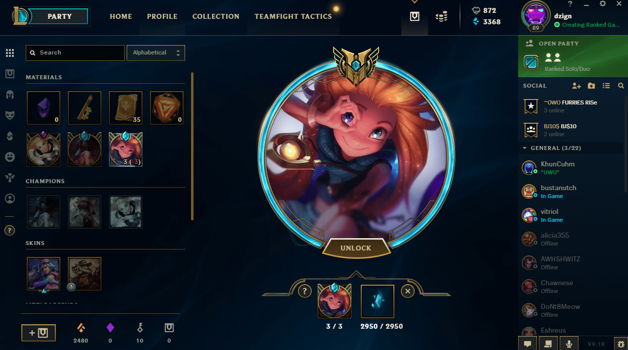 BLESS SG ZOE. WIN RATE 100, this took way too long for me r/zoemains