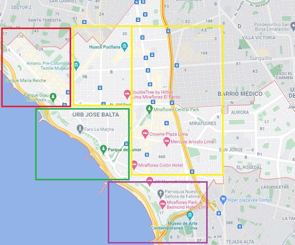Which part of Miraflores is the best for renting an apartment / living