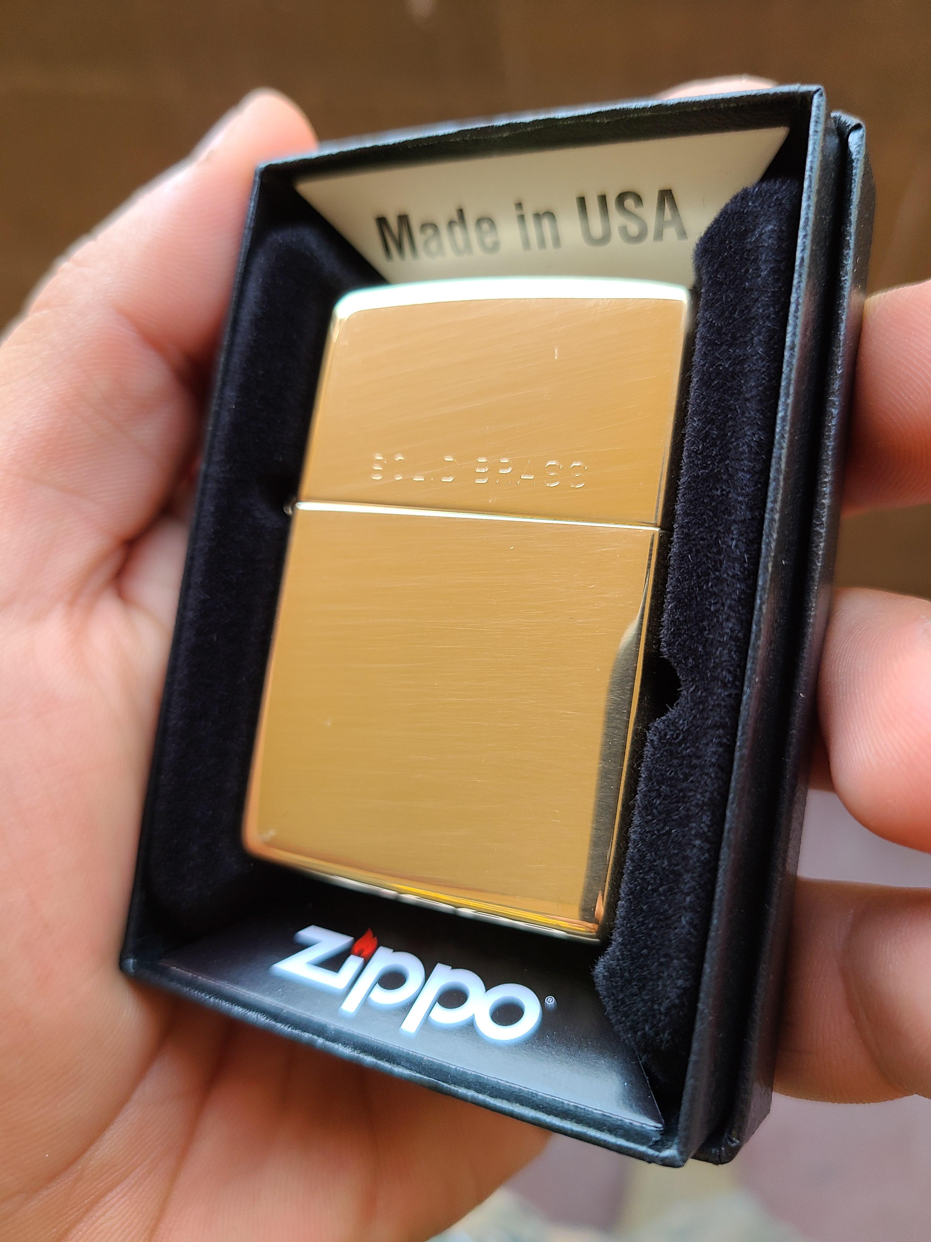 Last lighter I will ever buy. (And other lies I tell myself.) Zippo