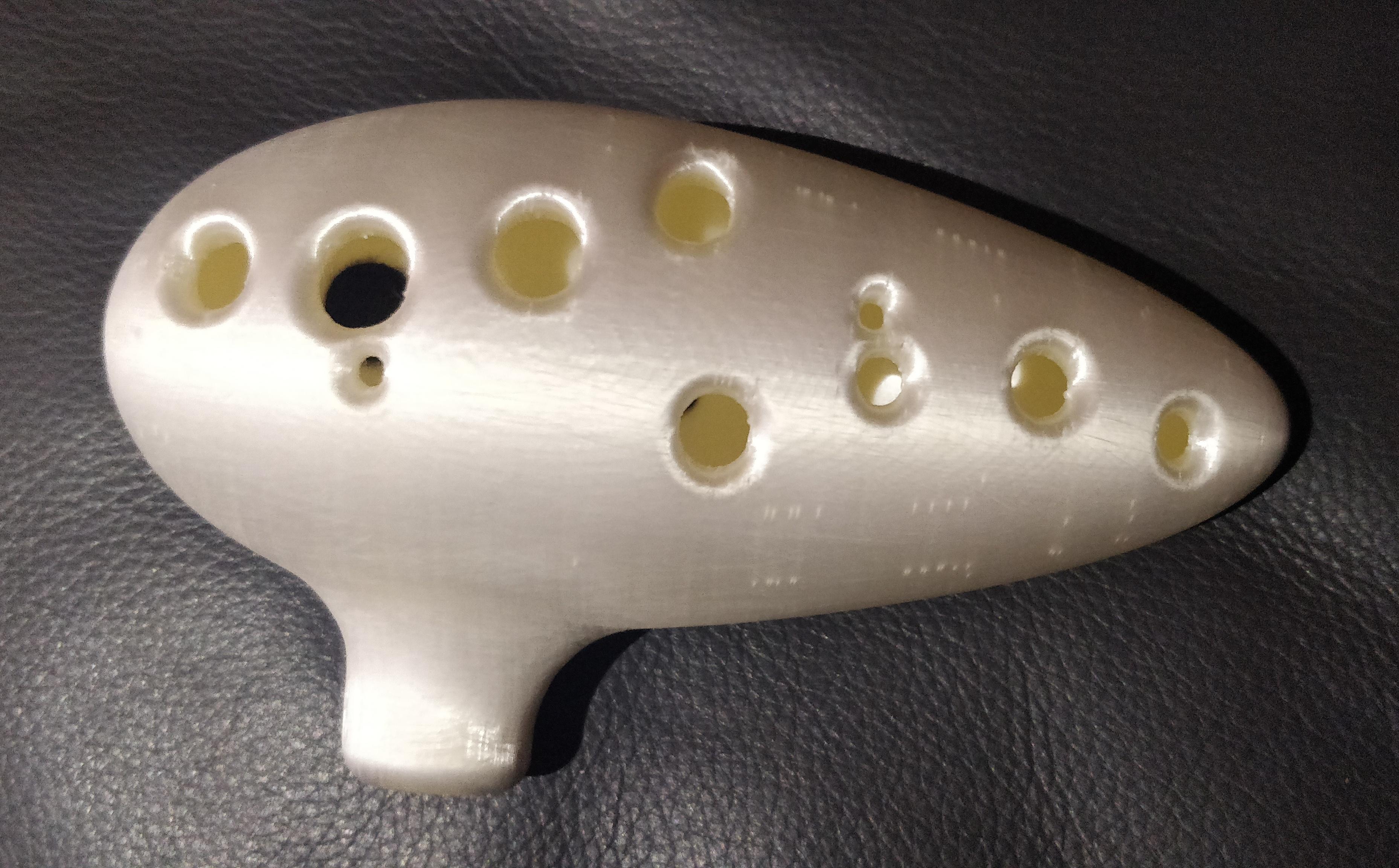 I printed a working ocarina this weekend, it actually sounds pretty
