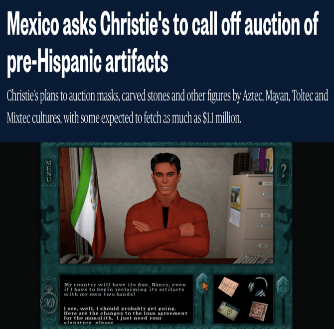 Alejandro del Rio's job is never done! r/nancydrew