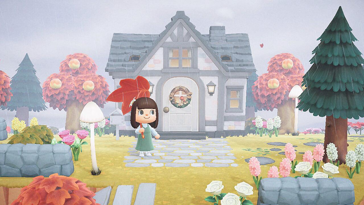 🌬 A misty, rainy, magical autumn morning 🍂 r/animalcrossingdesign
