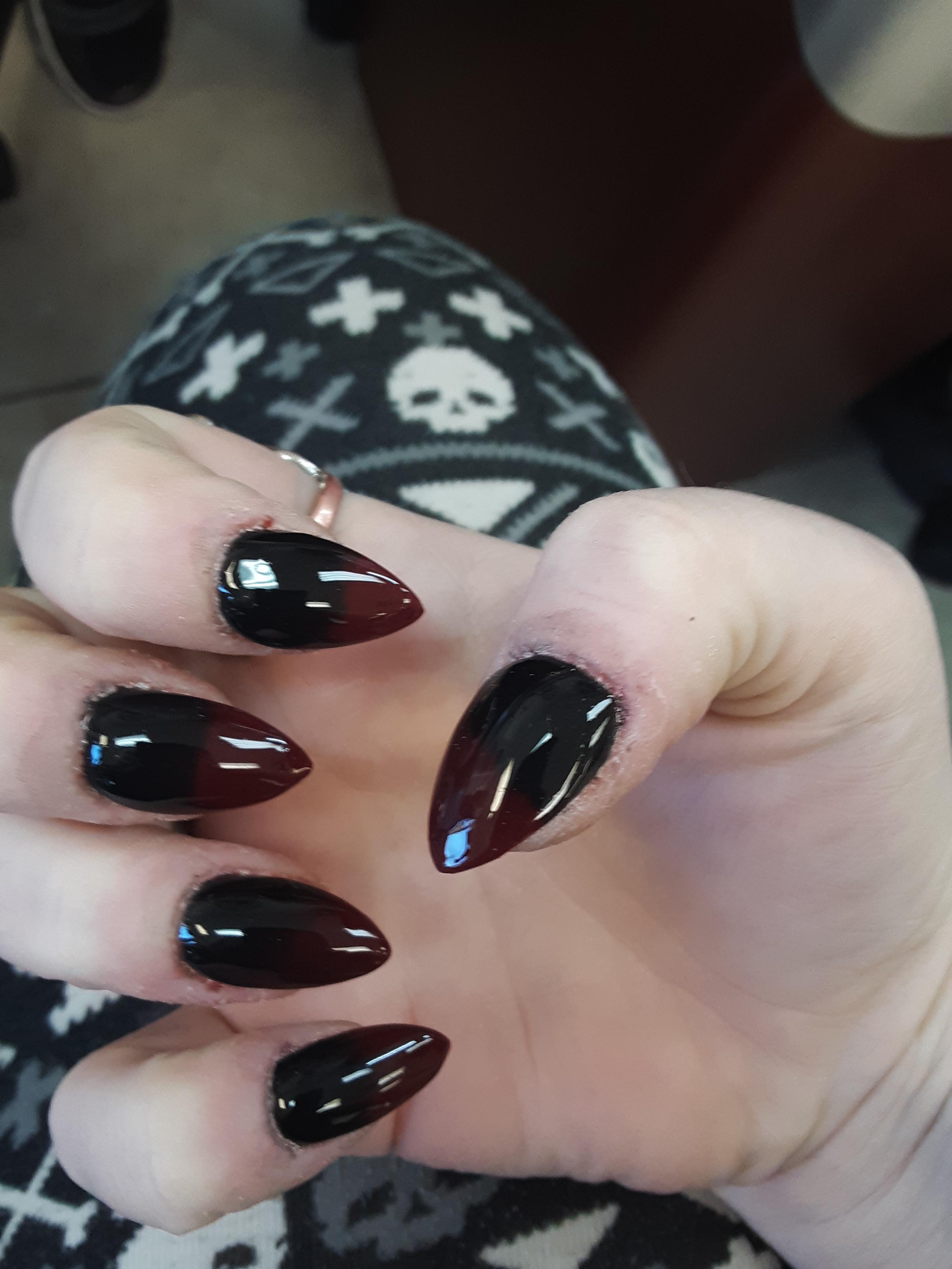 I have awful cuticles.. Because anxiety .. But I am so in love with my