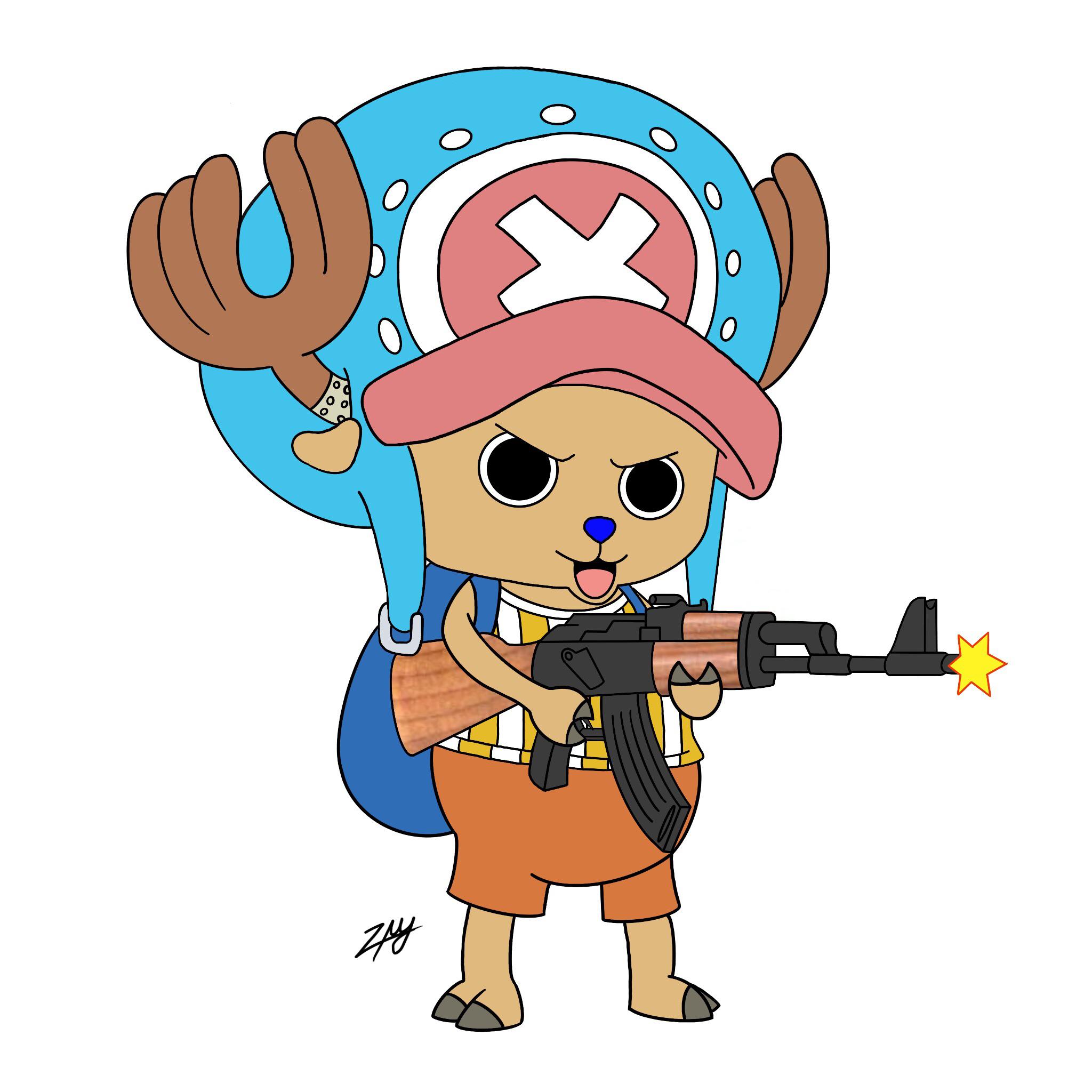 It’s Chopper…with a chopper!! 💥💥 (OC) r/OnePiece