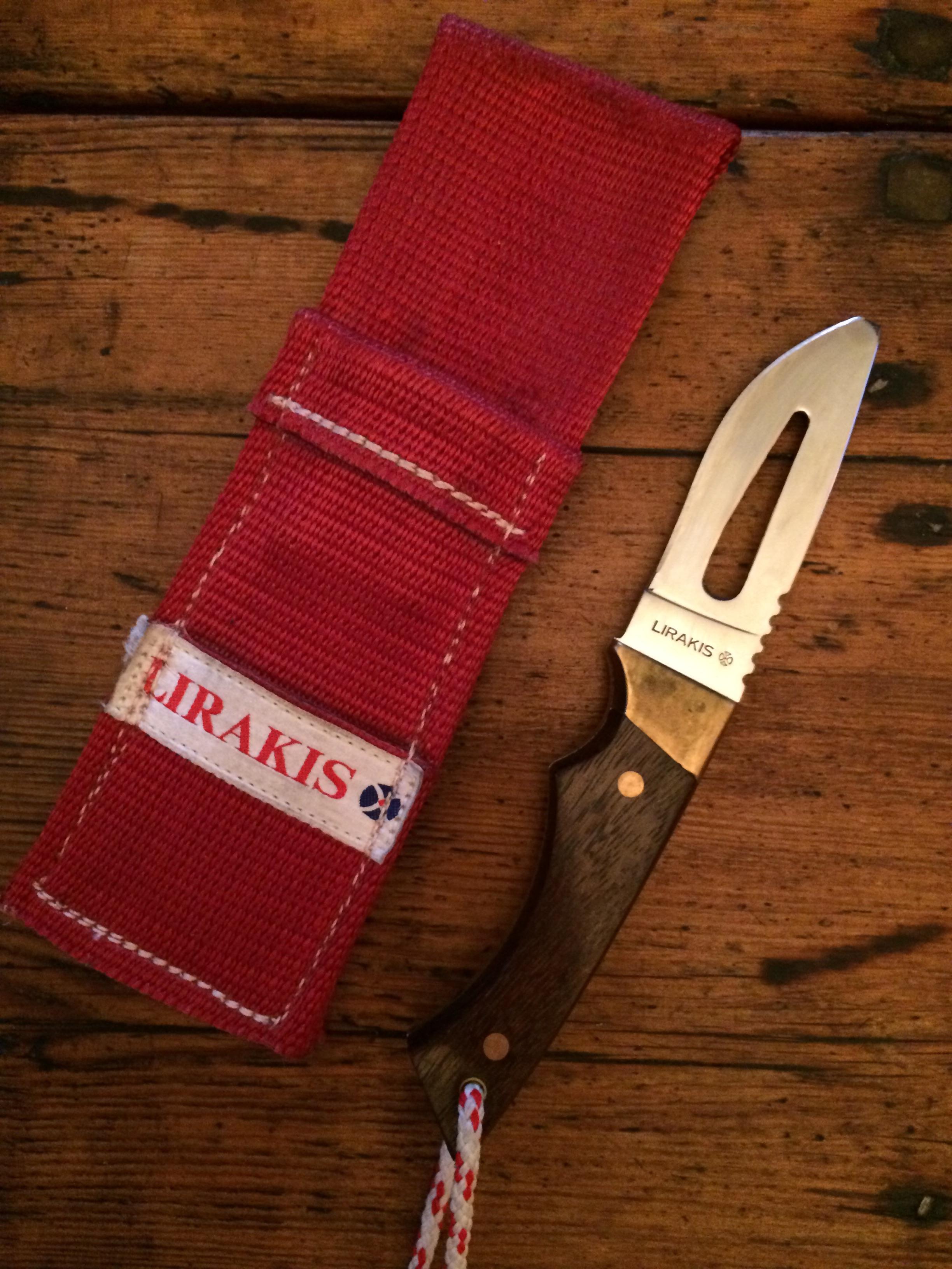 If we are doing boat knives. My dad gave me this rigging knife 20