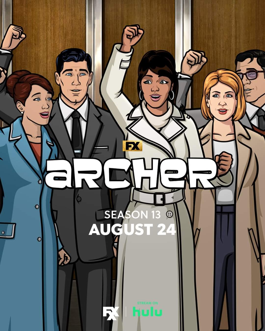 Archer Season 13 Official Poster; premiering August 24th, 2022 r/ArcherFX