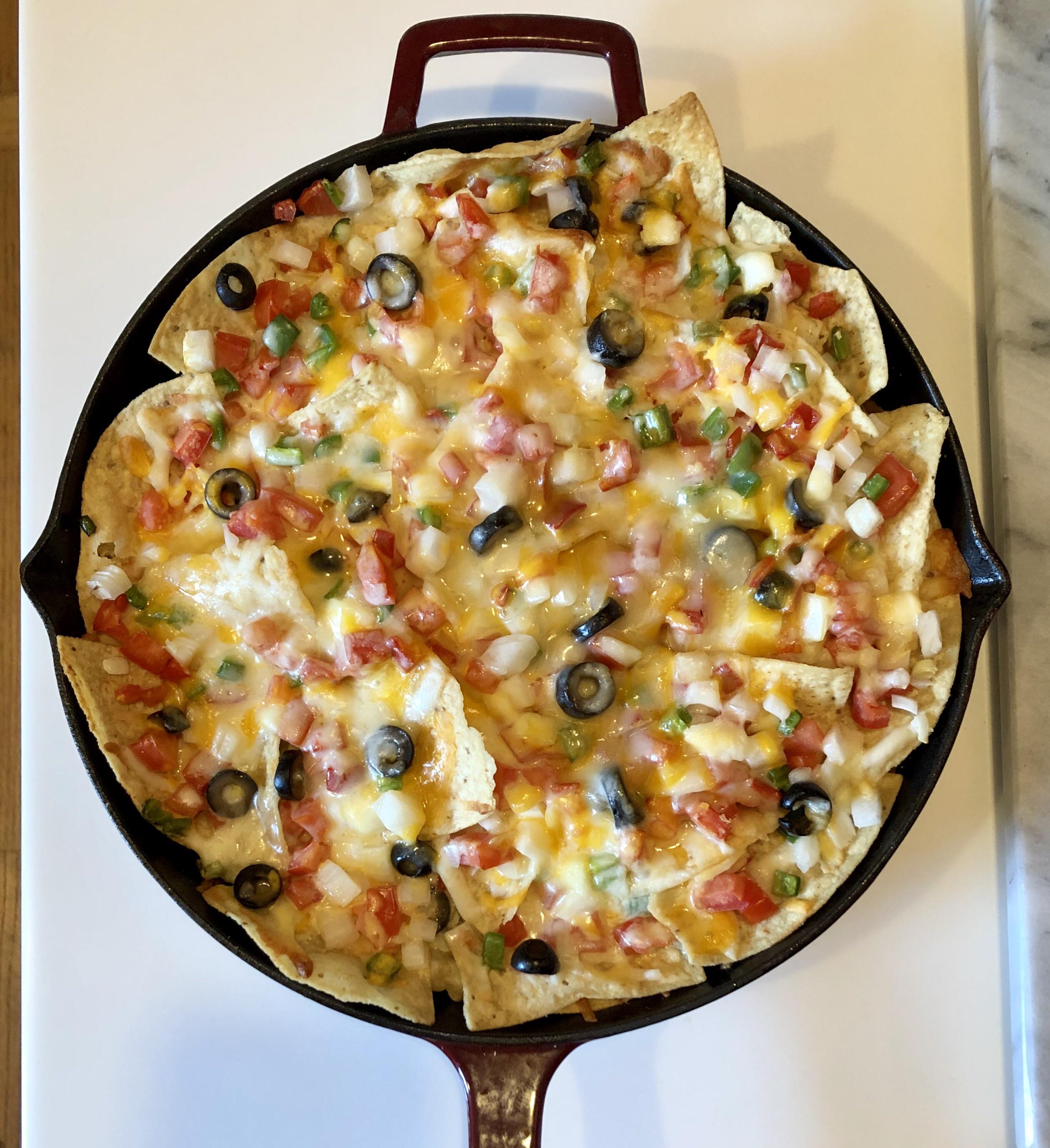 [Homemade] Cast iron nachos r/food