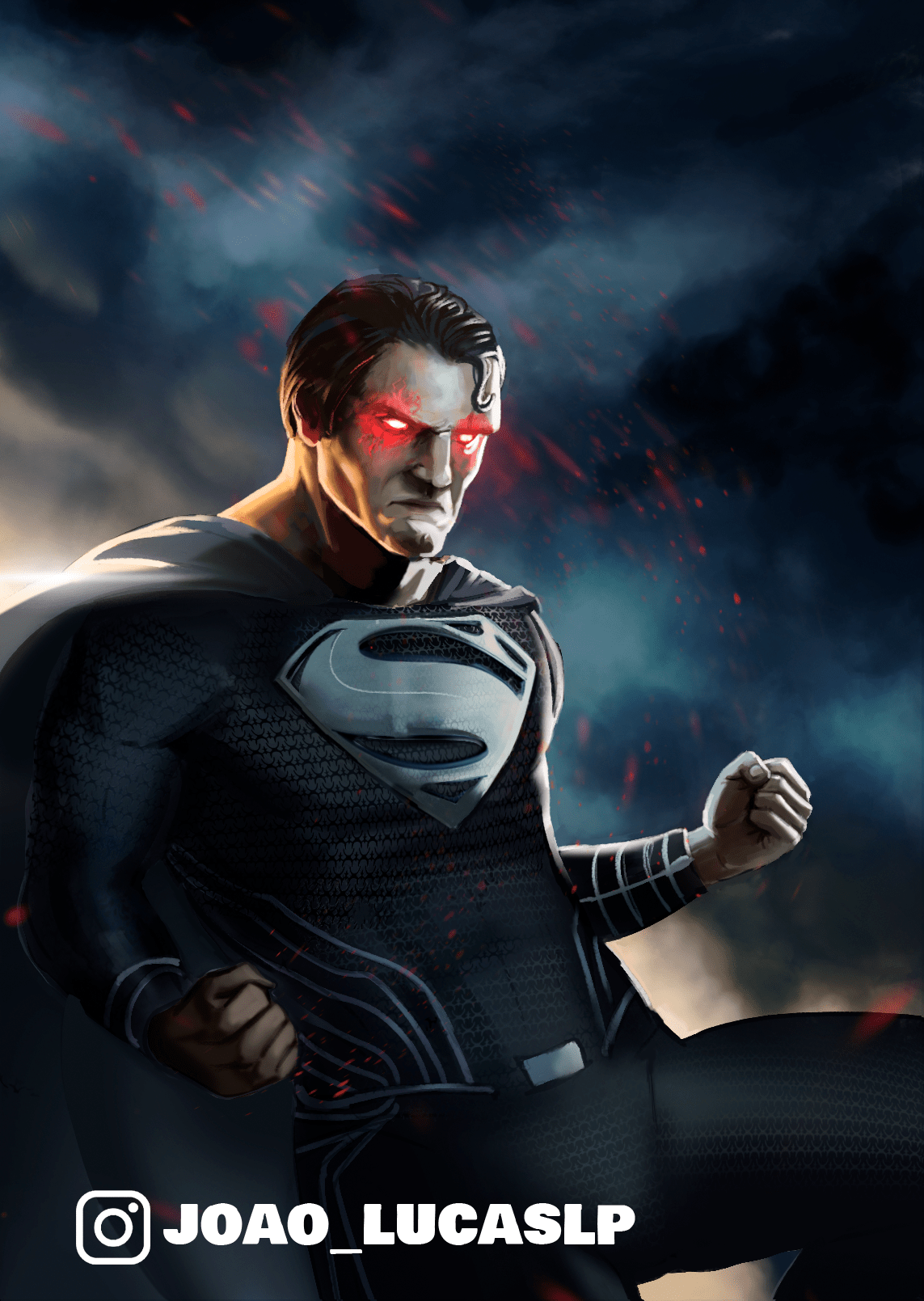 FanArt Did my version of black suit Superman in Zack Snyder's Justice
