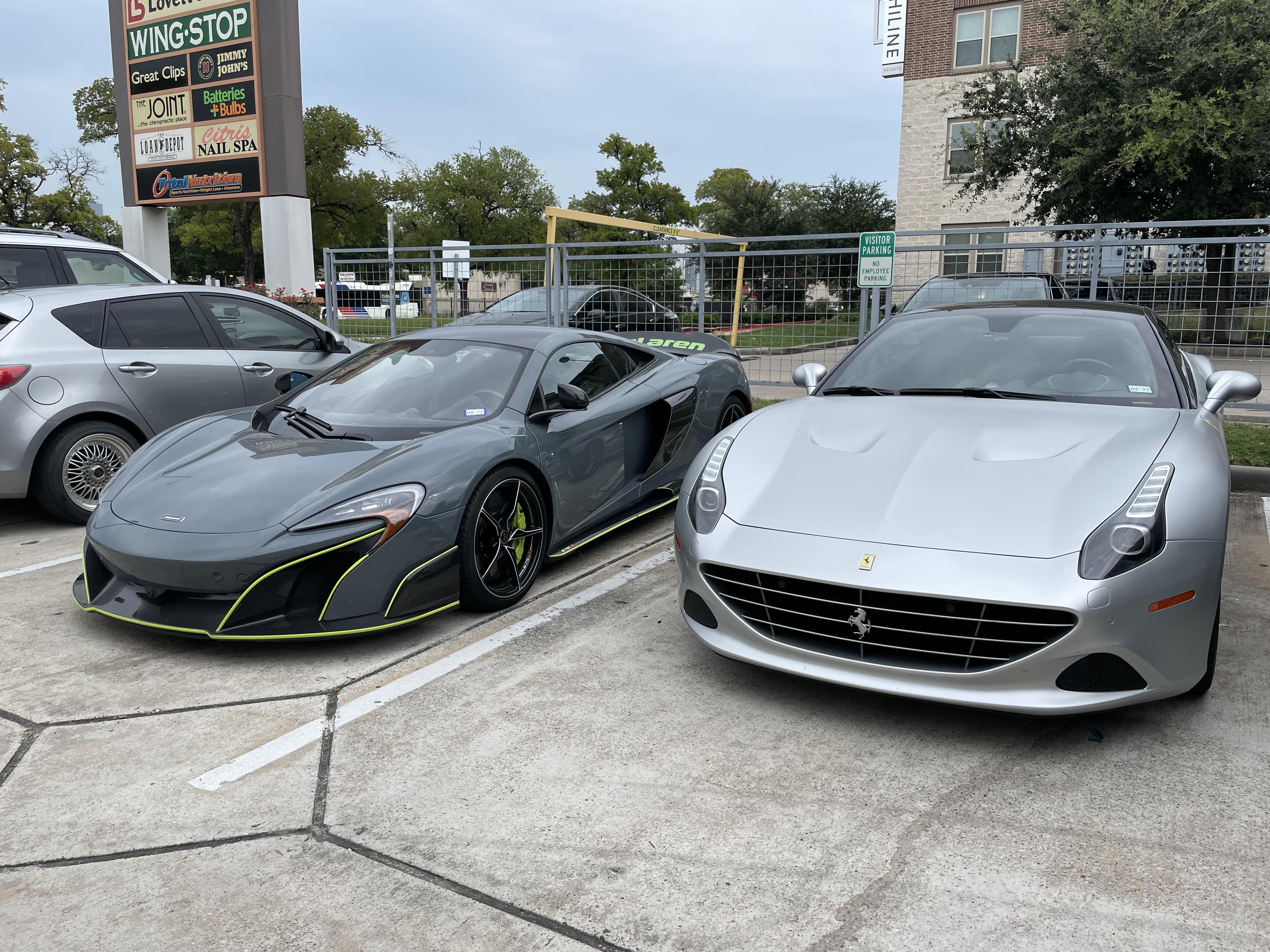 I parked next to a [McLaren 675LT] at my 1 of 500 examples