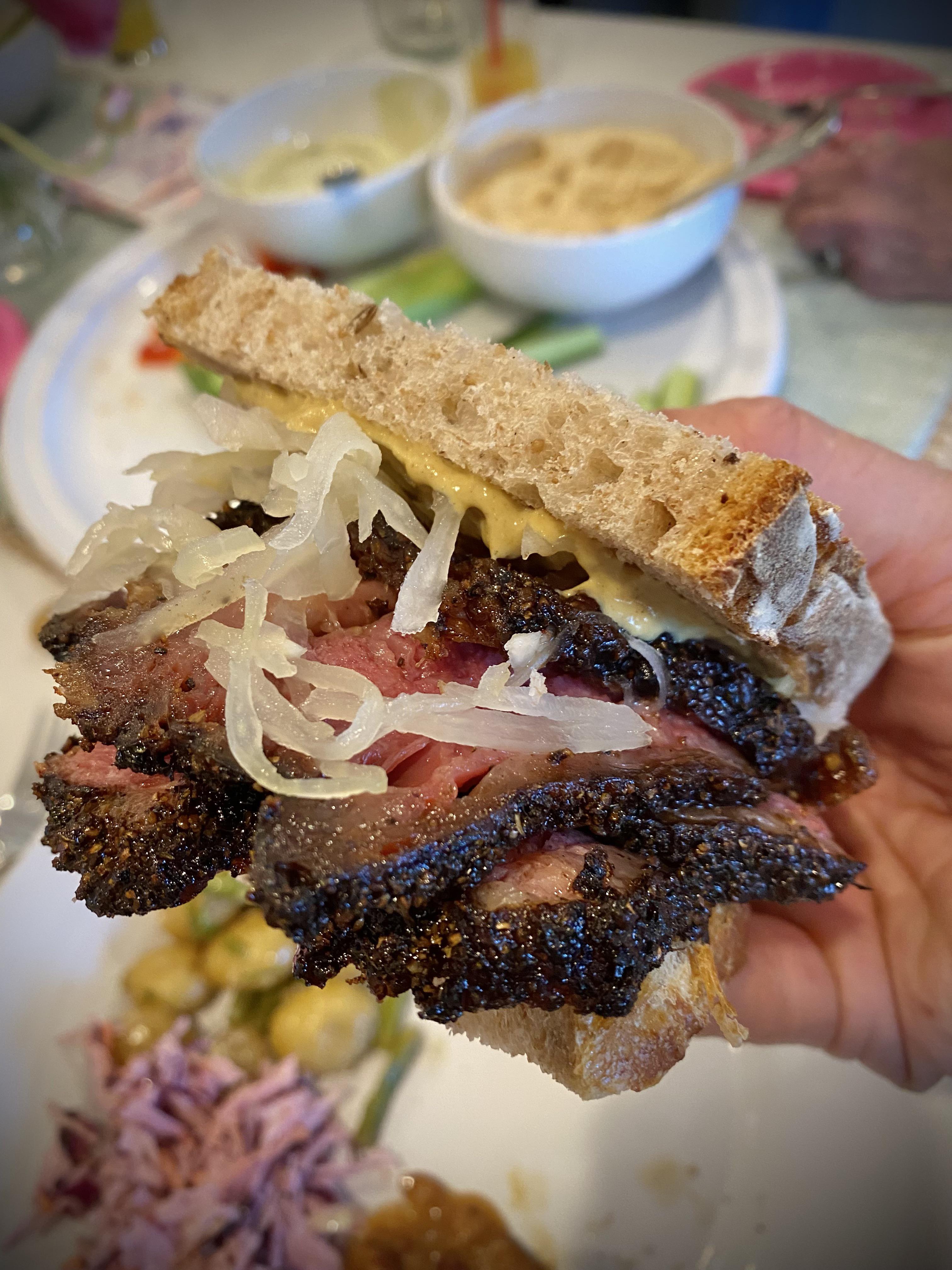 Montreal Smoked Meat Sandwich on Rye r/FoodPorn