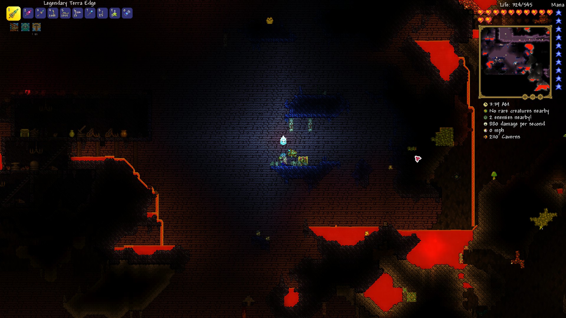 Spent about an hour looking for my jungle chest. It was in granite