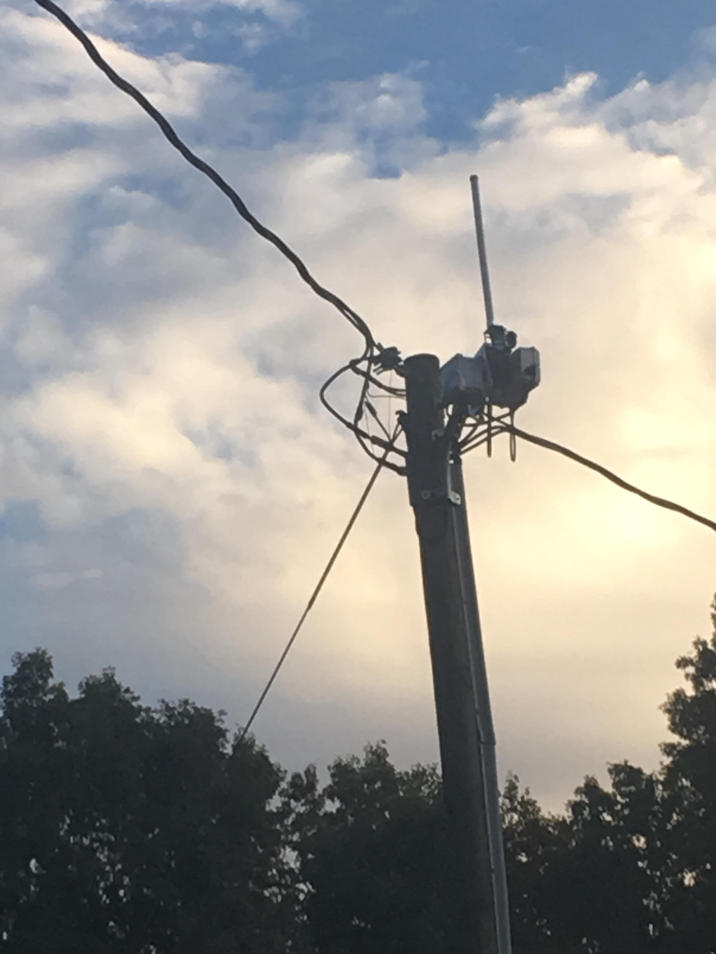 I’ve notice these antennas popping up on electricity poles throughout